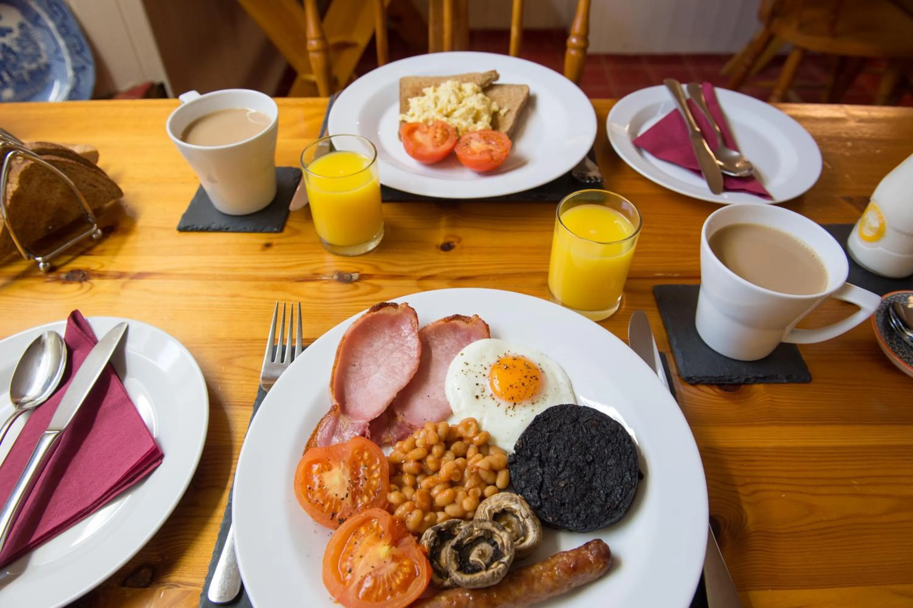 Food close-up in Blue Swallow