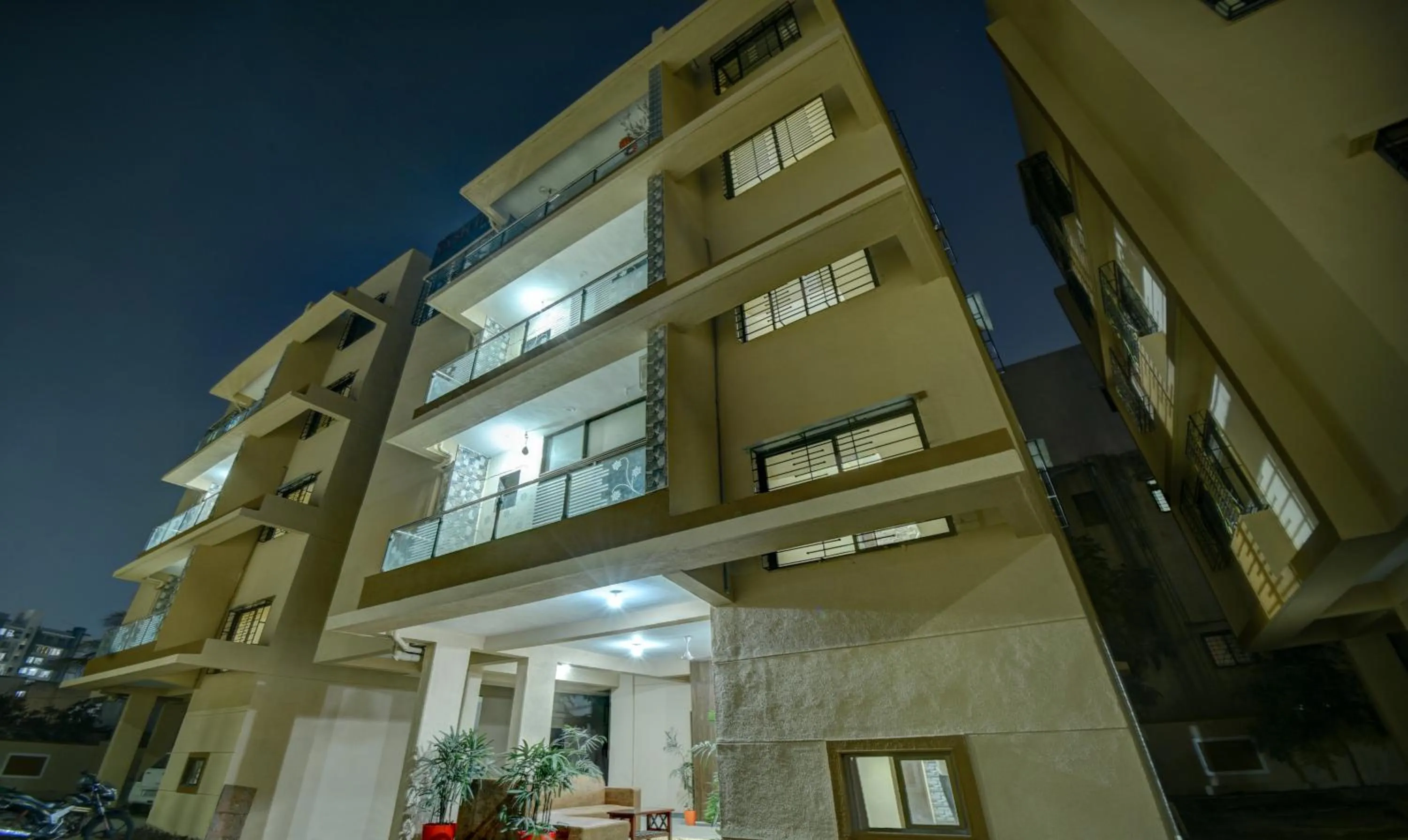 Property building in Treebo Sayaji Residency