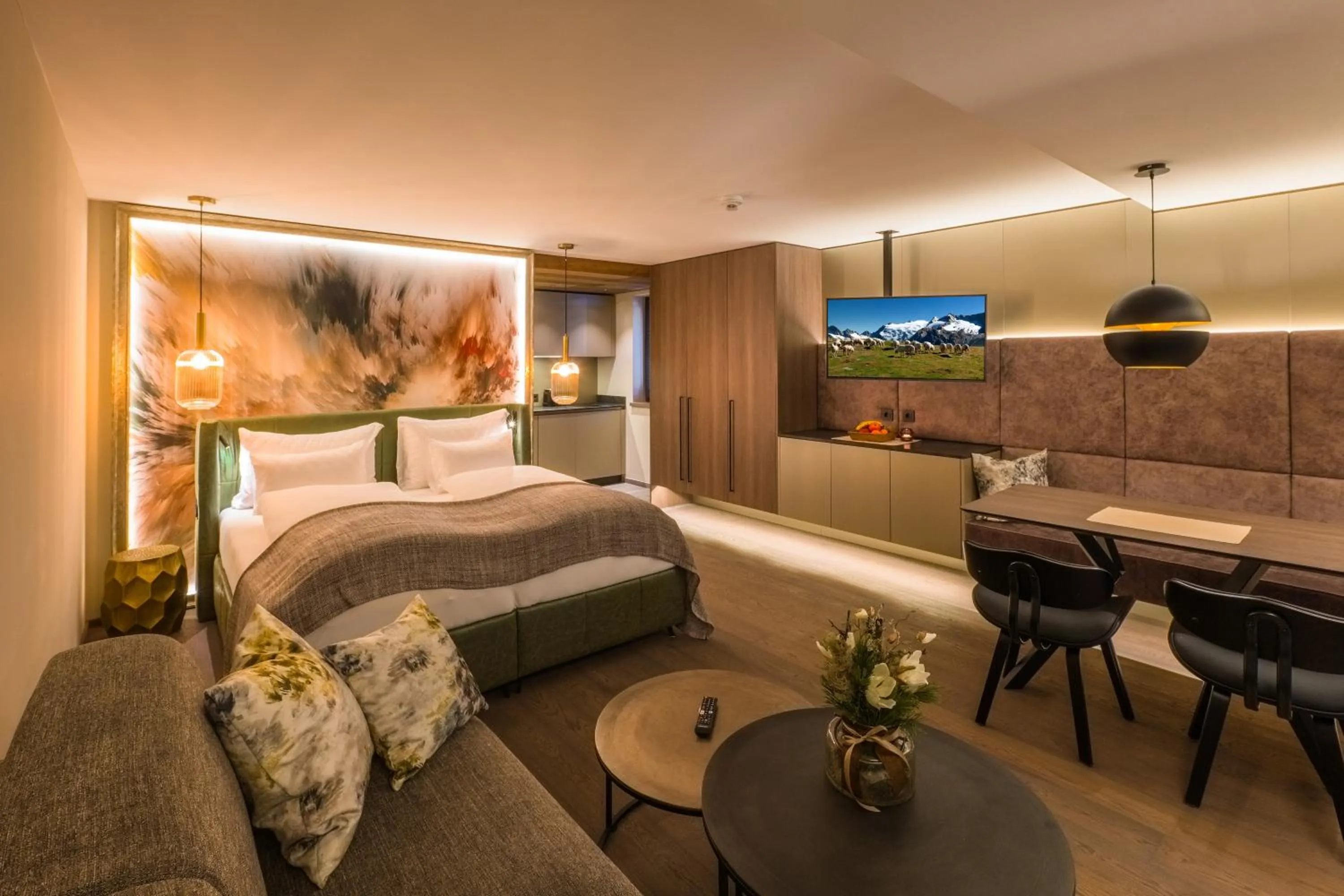 Bedroom, Bed in VIER Studios & Restaurant