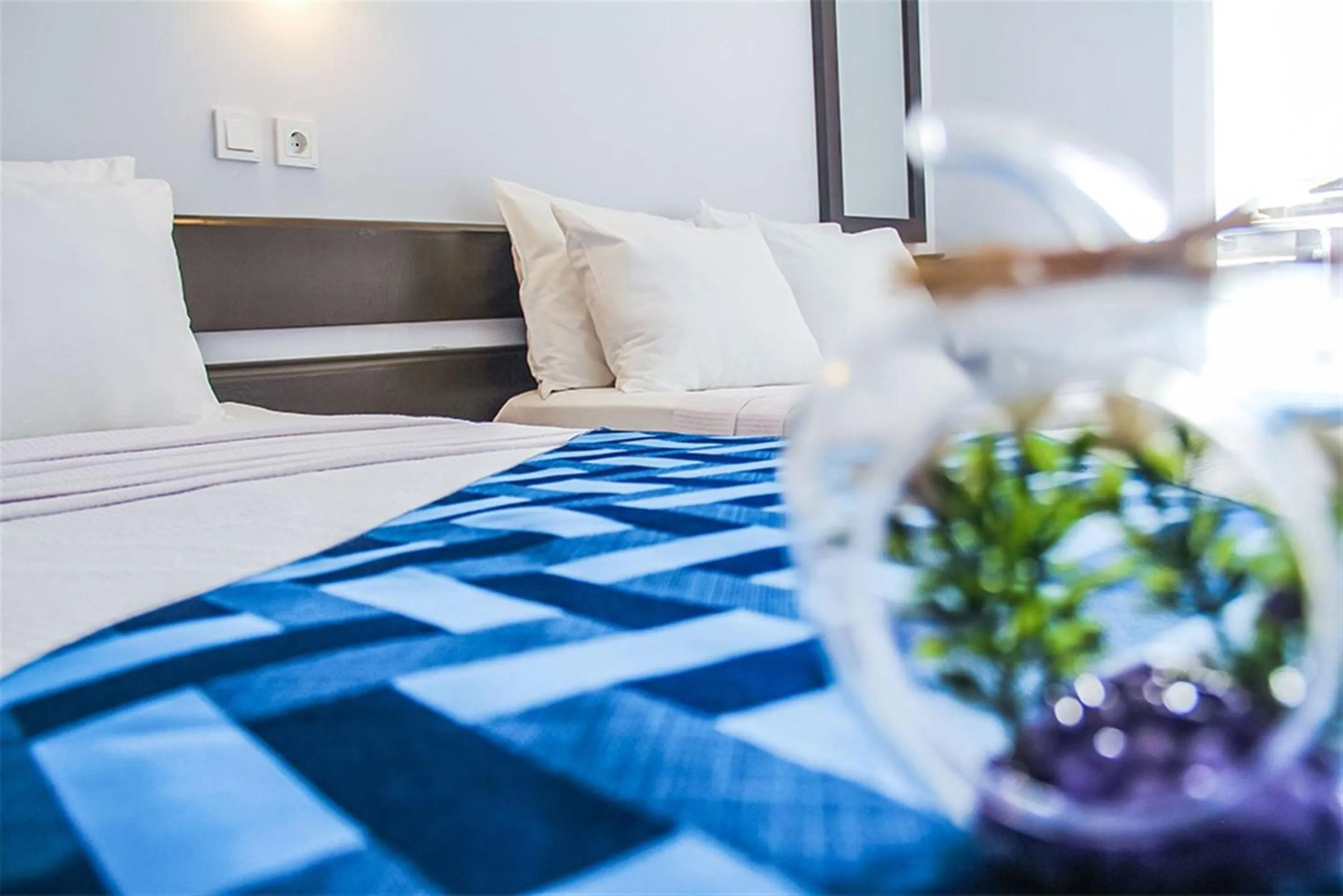 Bed in Yaman Life Hotel