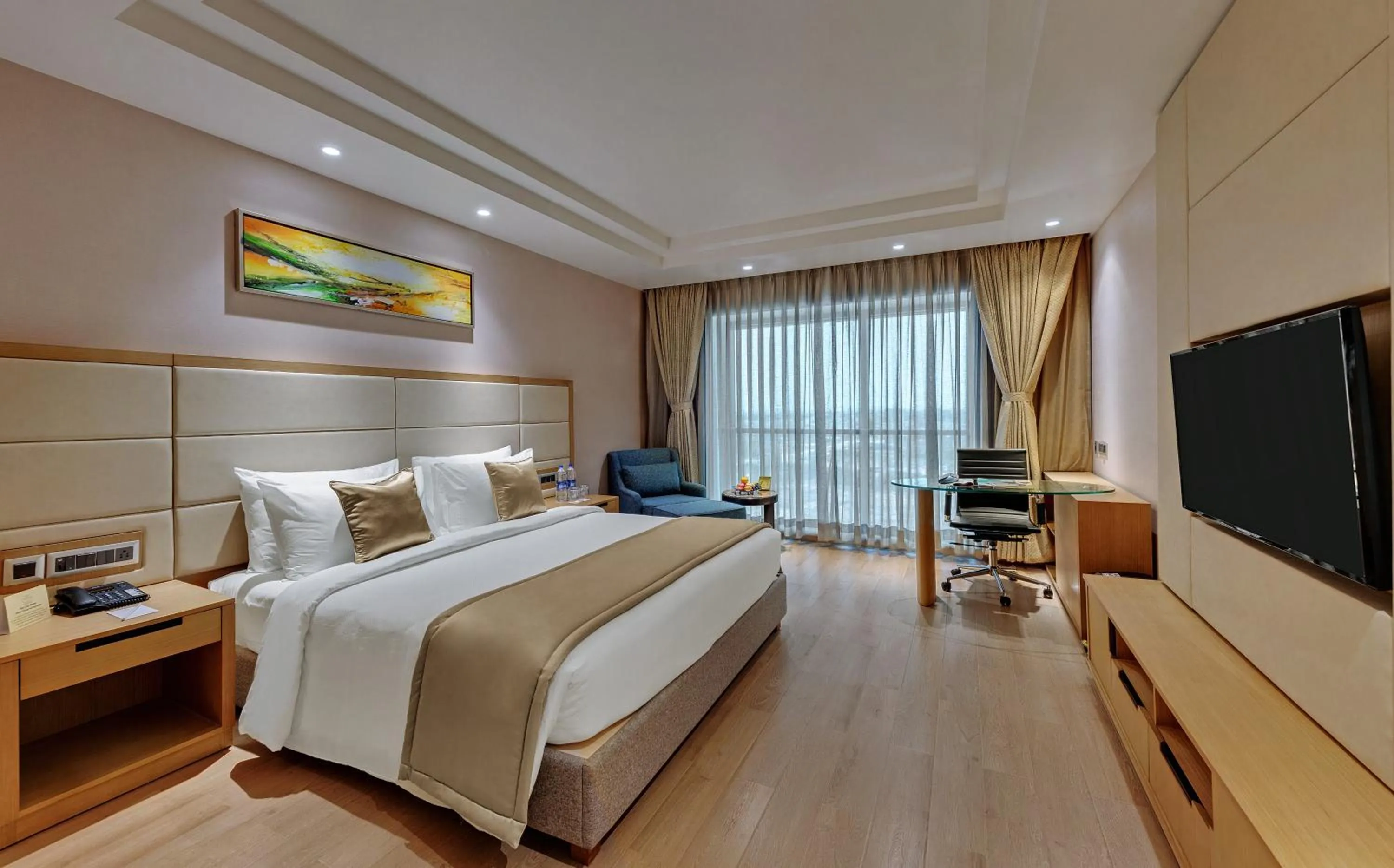 Photo of the whole room, Bed in Harsha The Fern Shivamogga