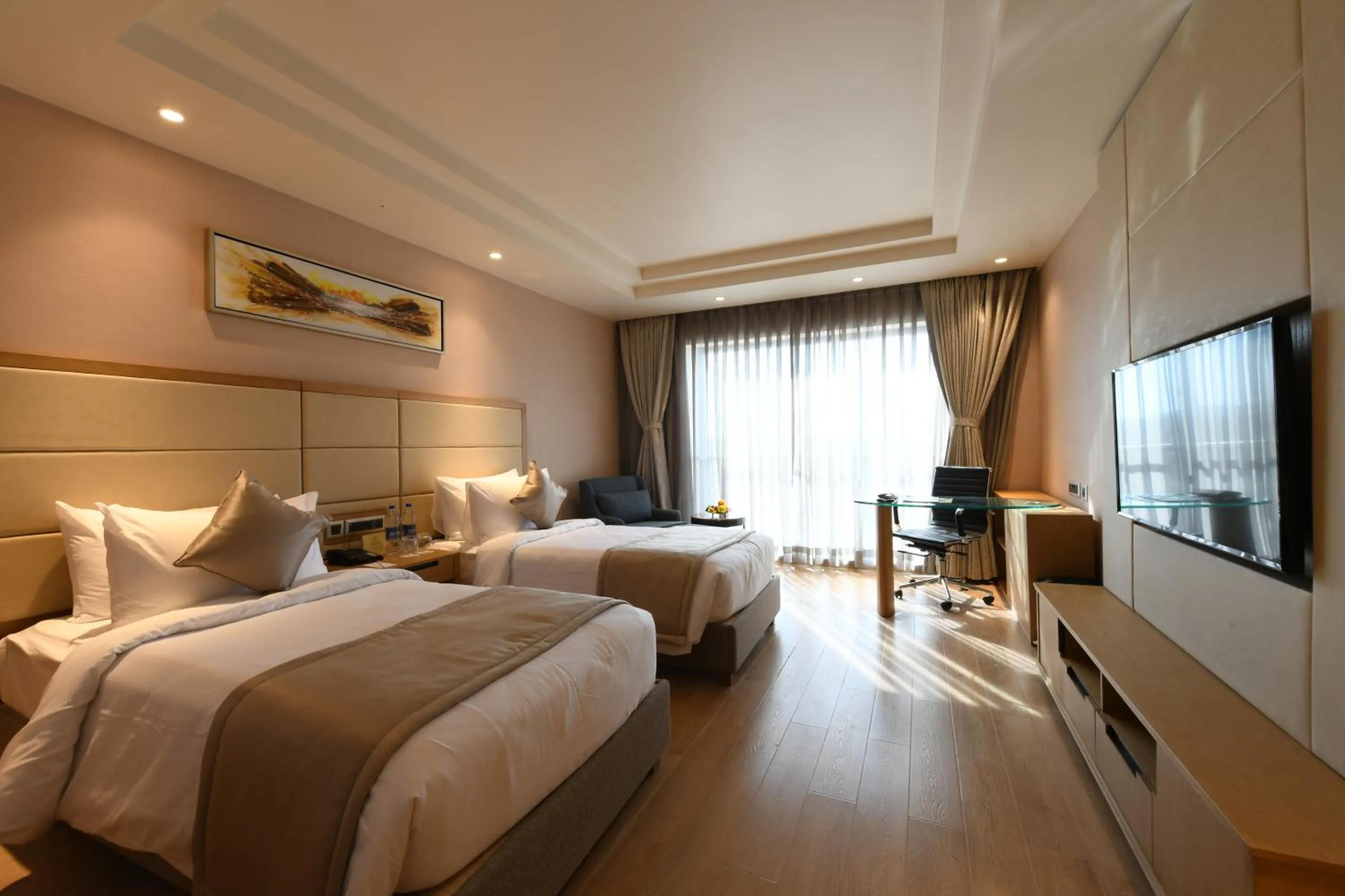 Photo of the whole room, Bed in Harsha The Fern Shivamogga