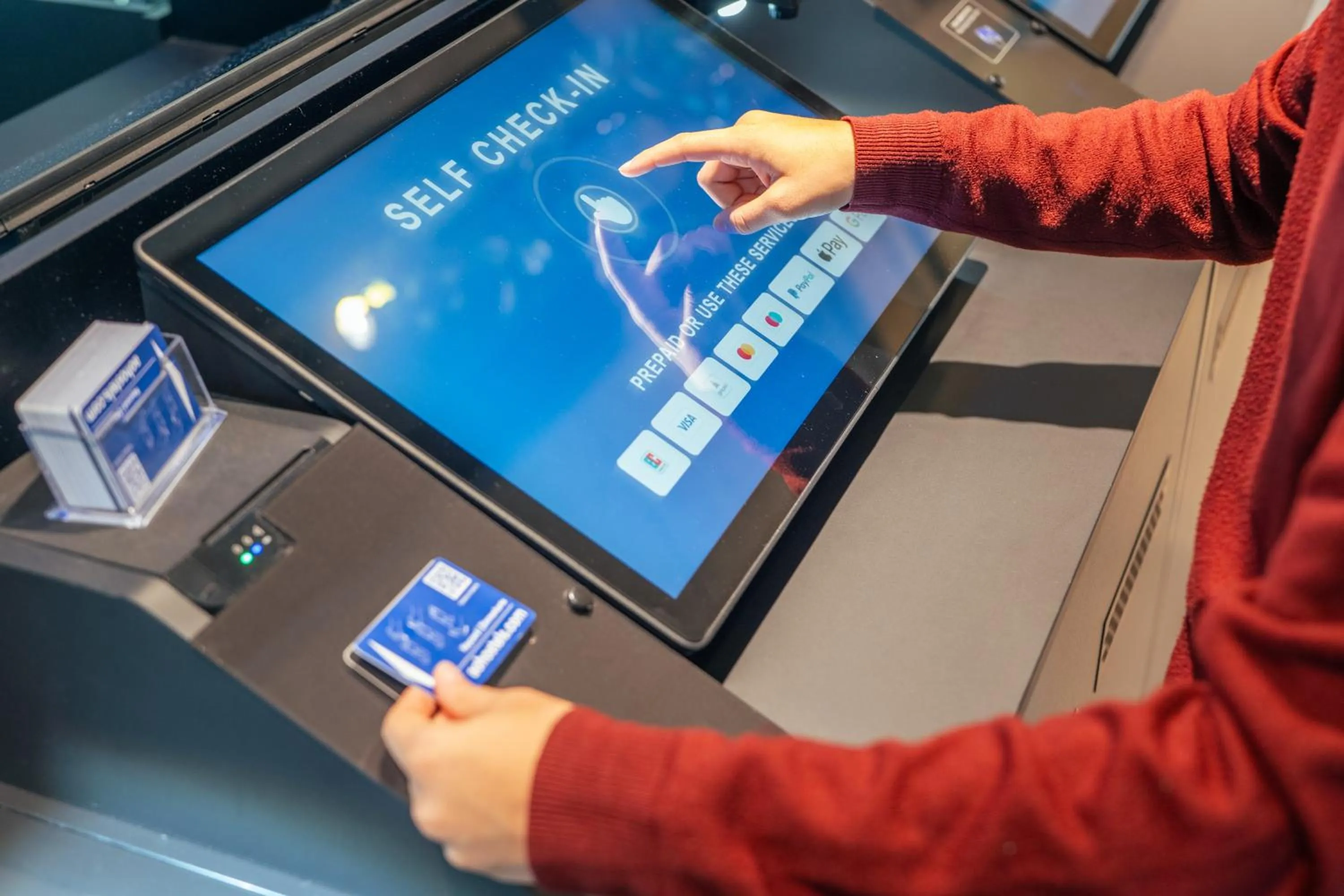 Lobby or reception in a&o Copenhagen Sydhavn