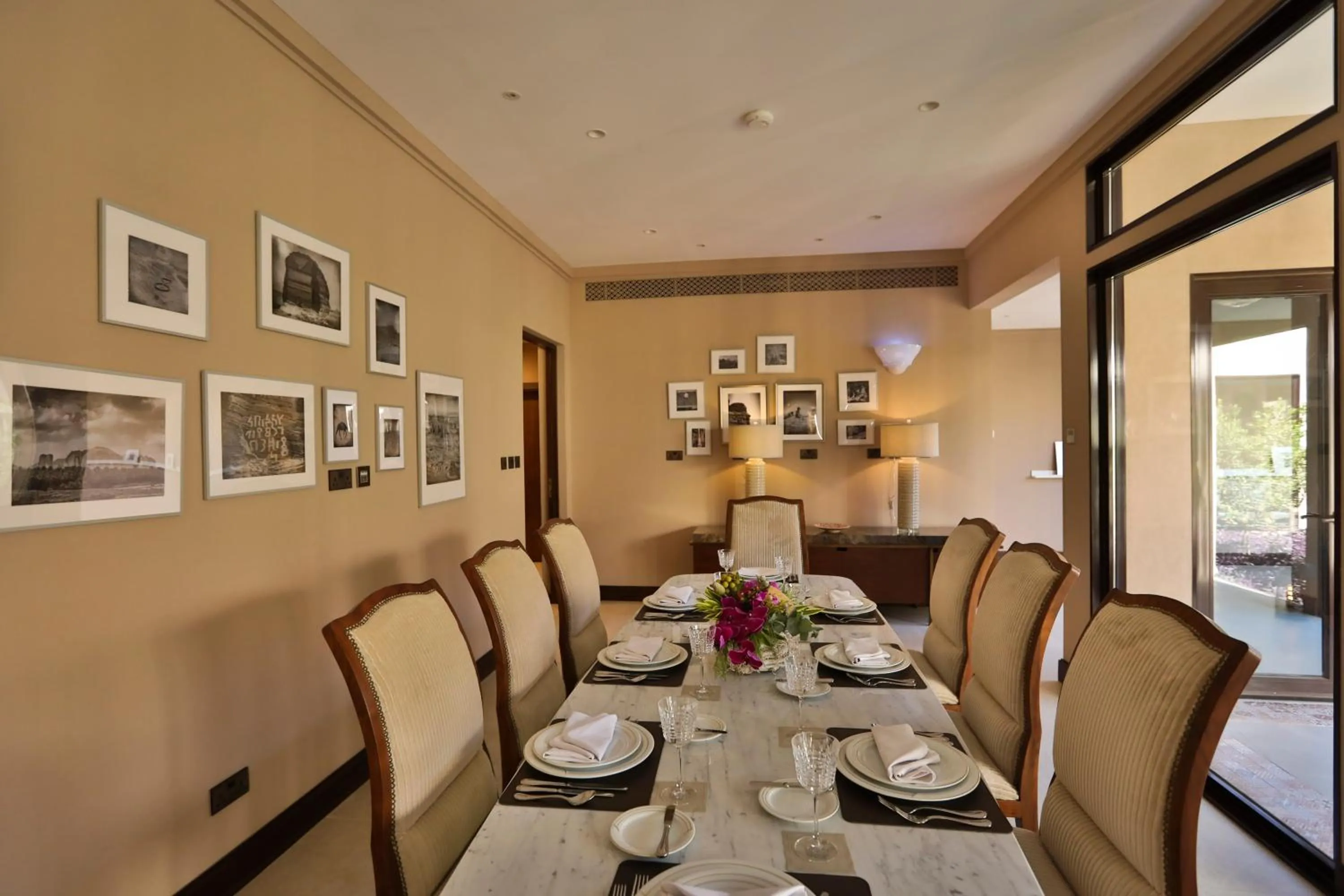 Dining area in Ashar Tented Resort