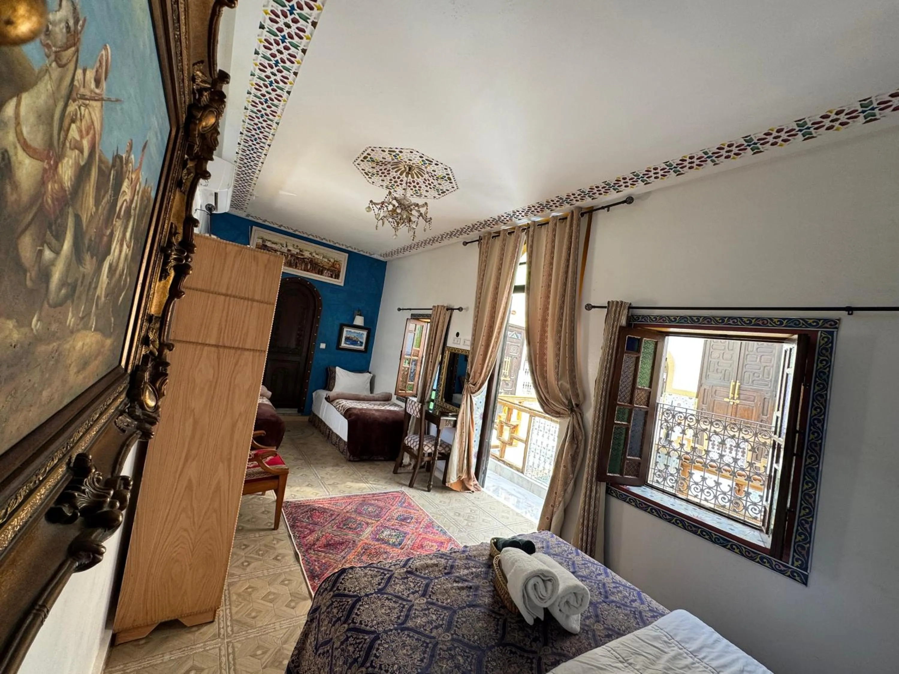 Bed in RIAD ESMERALDA By Dar Ouezzani