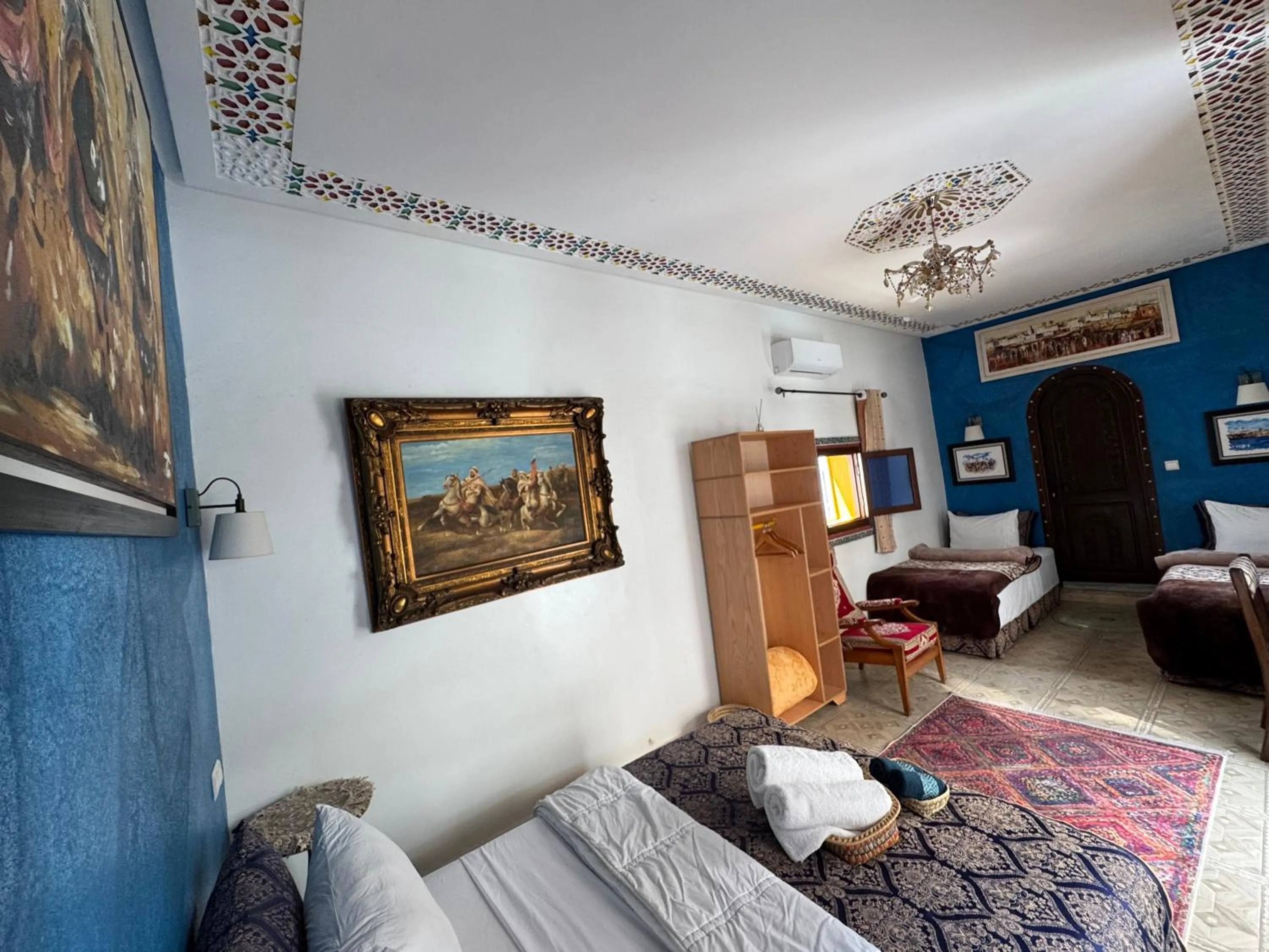 Bed in RIAD ESMERALDA By Dar Ouezzani