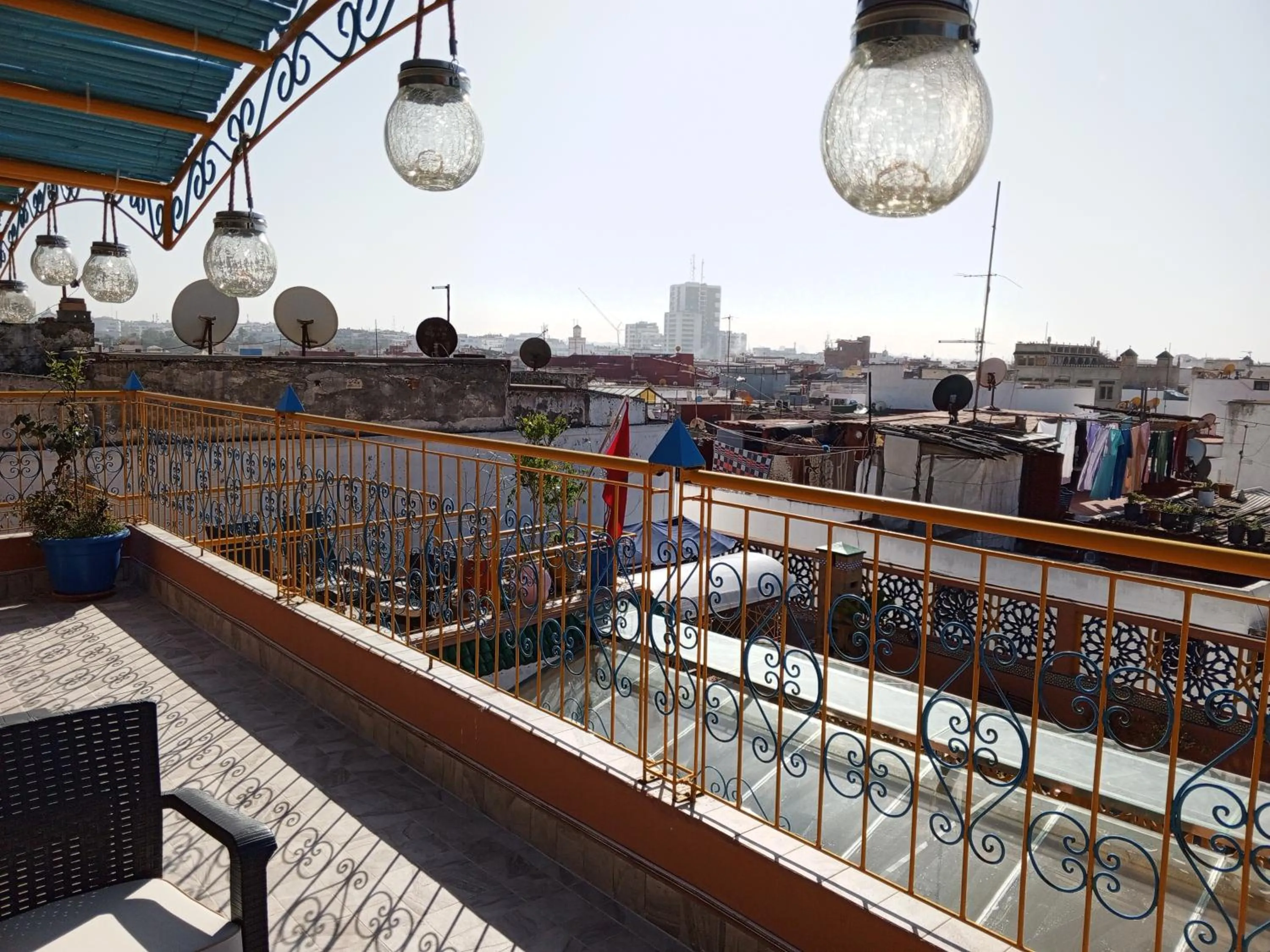 Balcony/Terrace in RIAD ESMERALDA By Dar Ouezzani