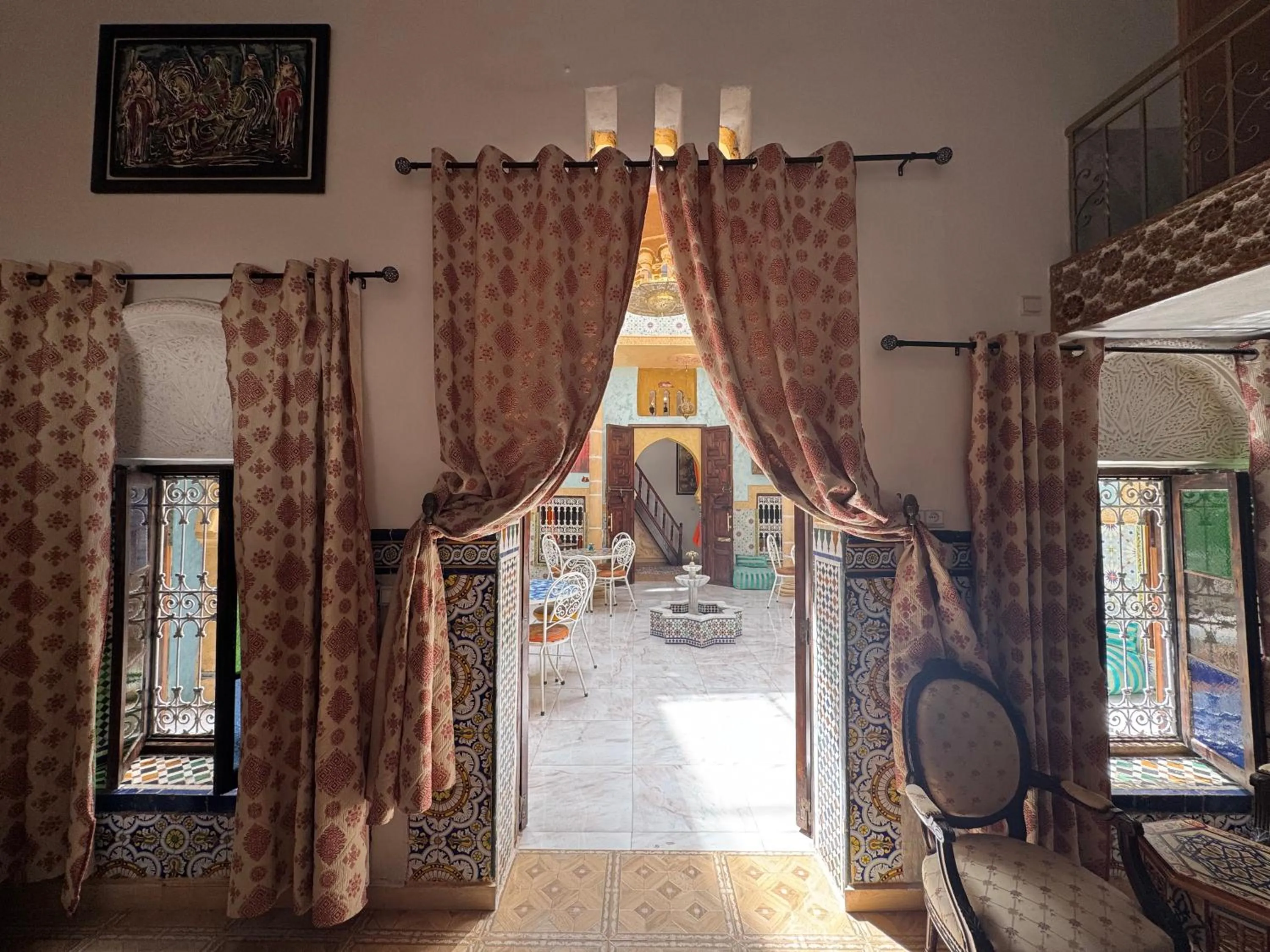 Bed in RIAD ESMERALDA By Dar Ouezzani