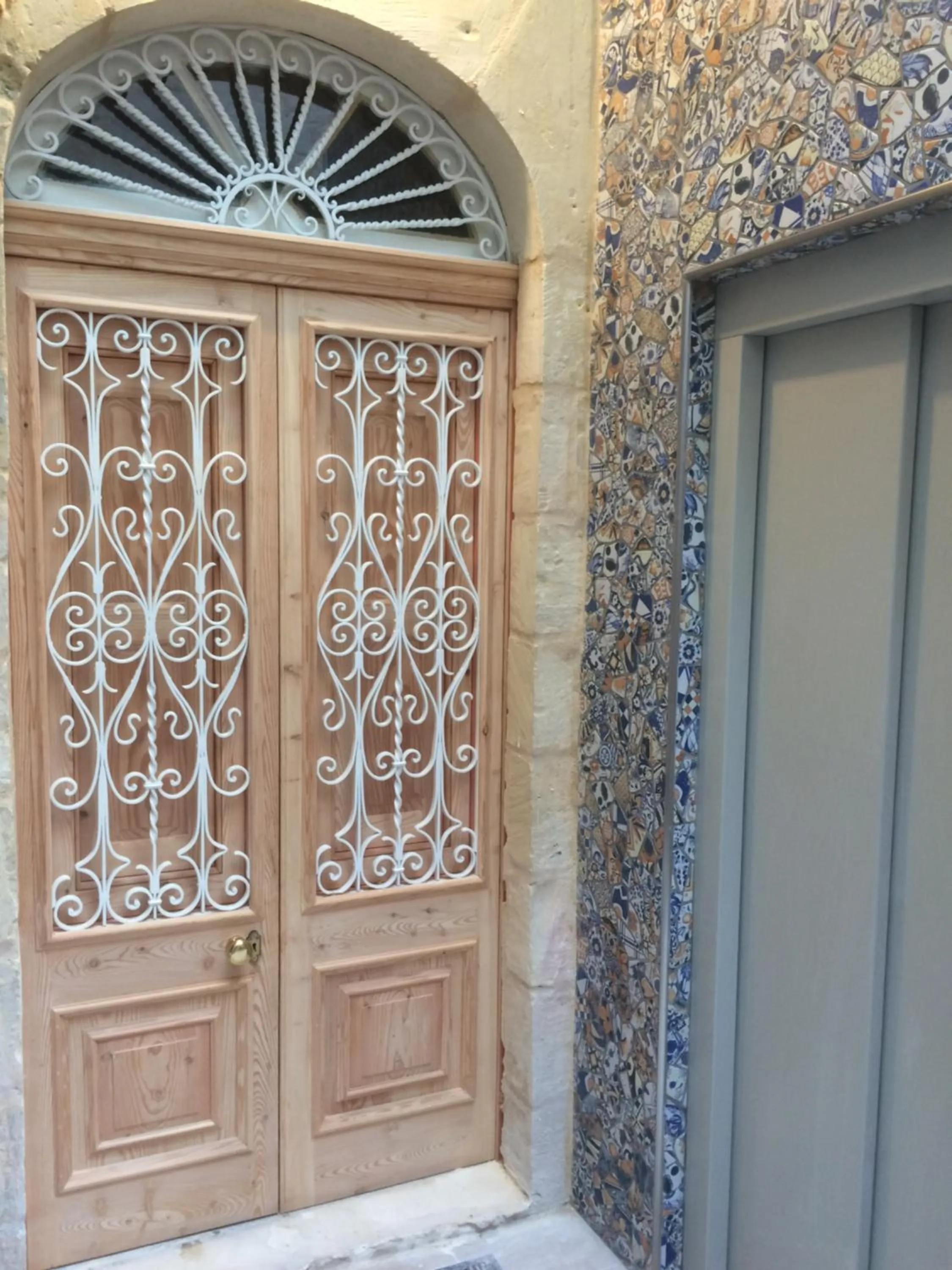 Inner courtyard view in Palazzino Nina Boutique Hotel