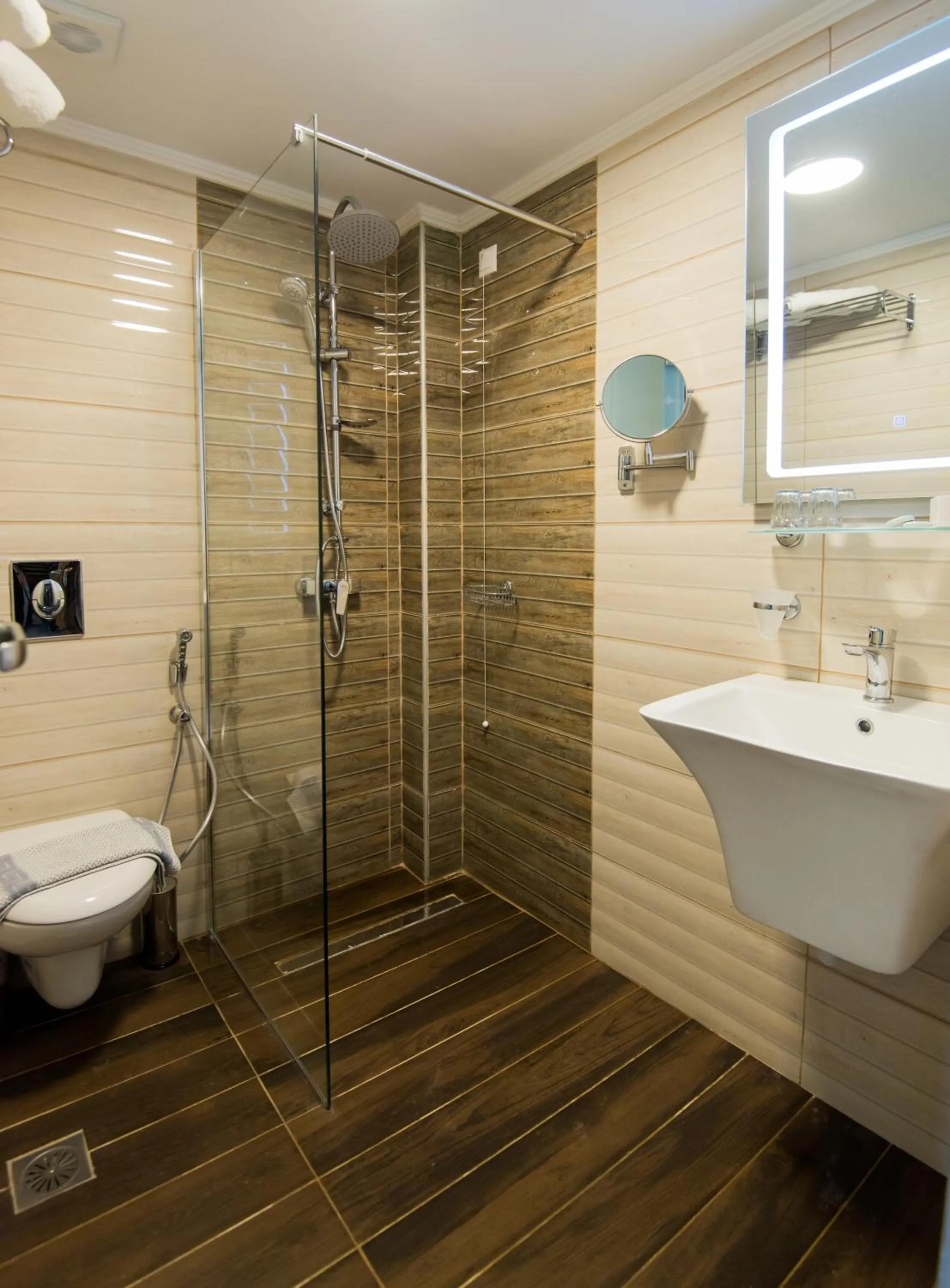 Shower in Amnissos Residence