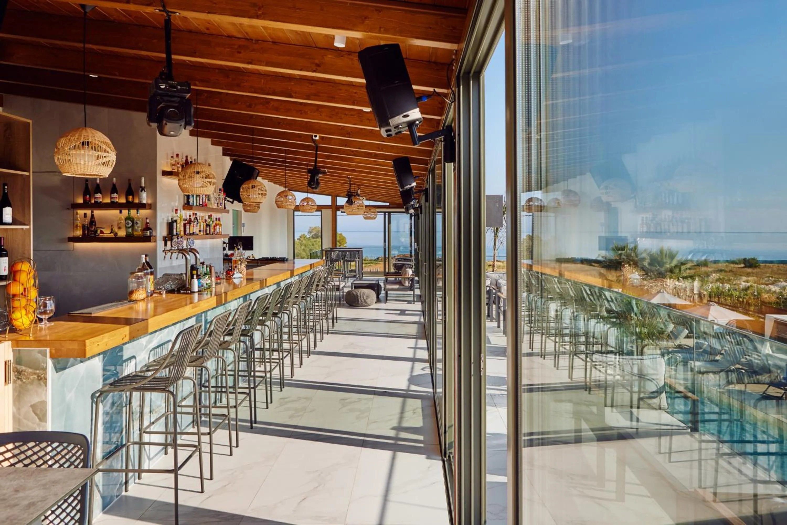 Lounge or bar in Amnissos Residence