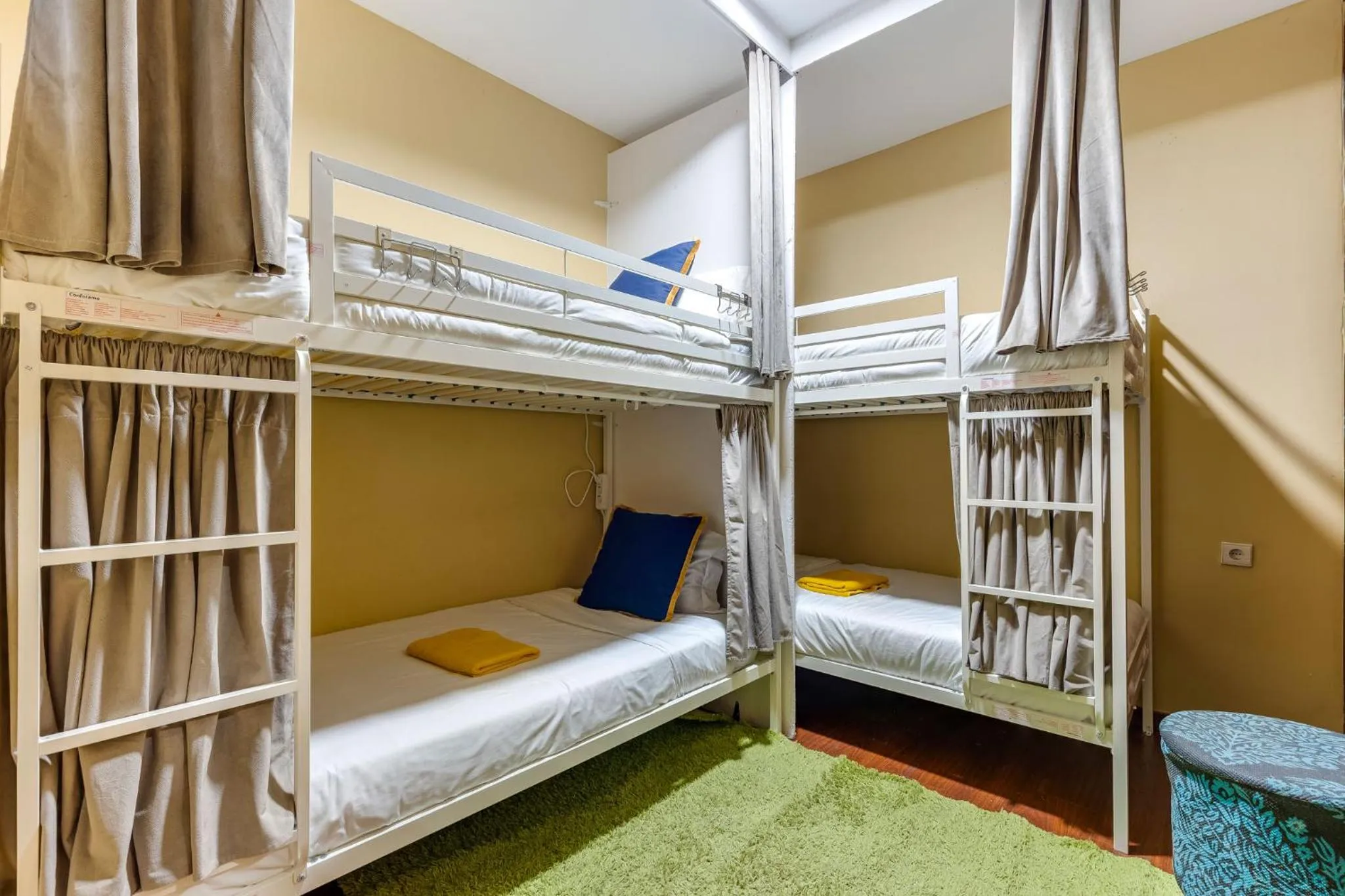 Bed in Garden in Town Hostel