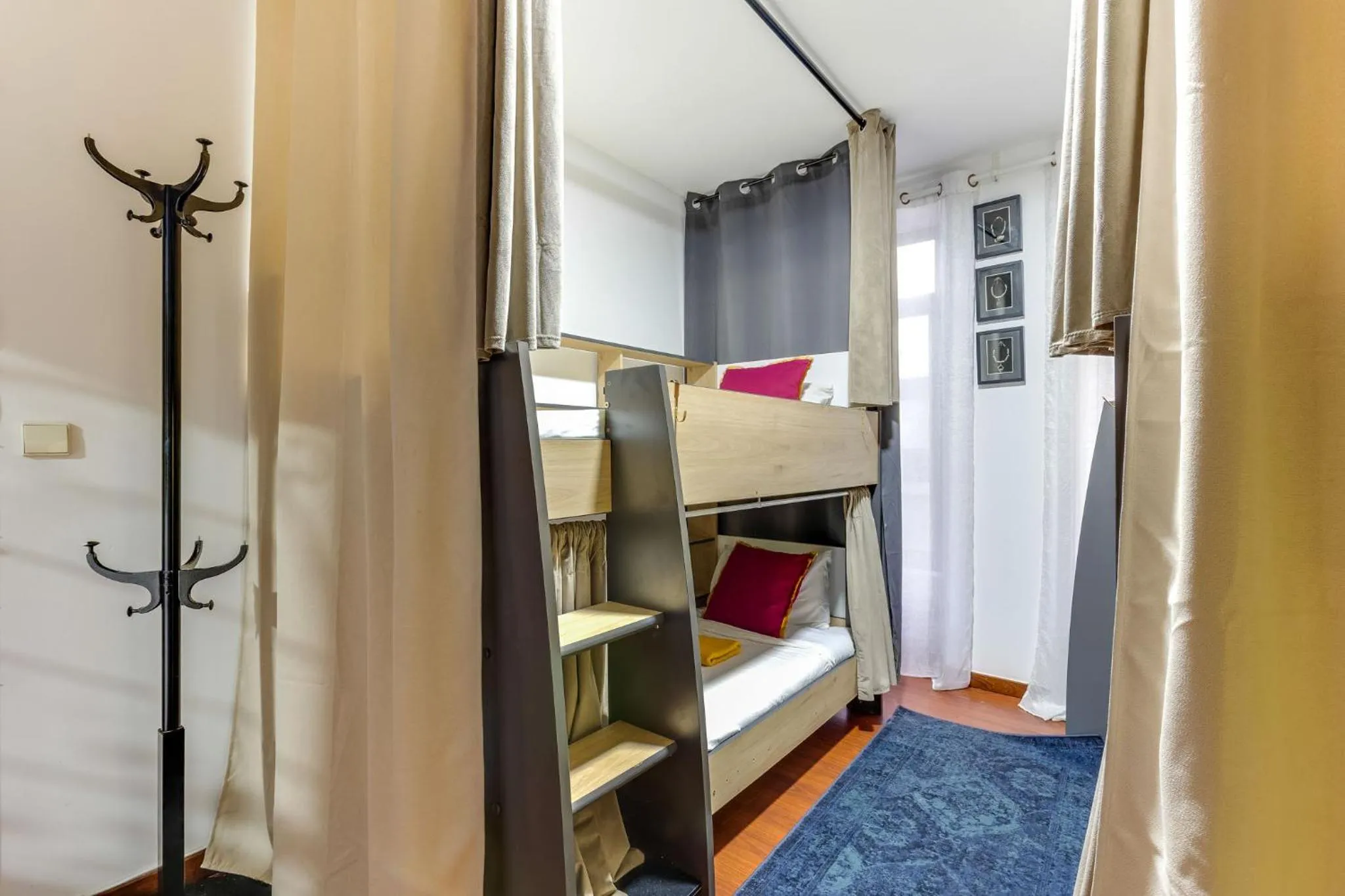 Bed in Garden in Town Hostel