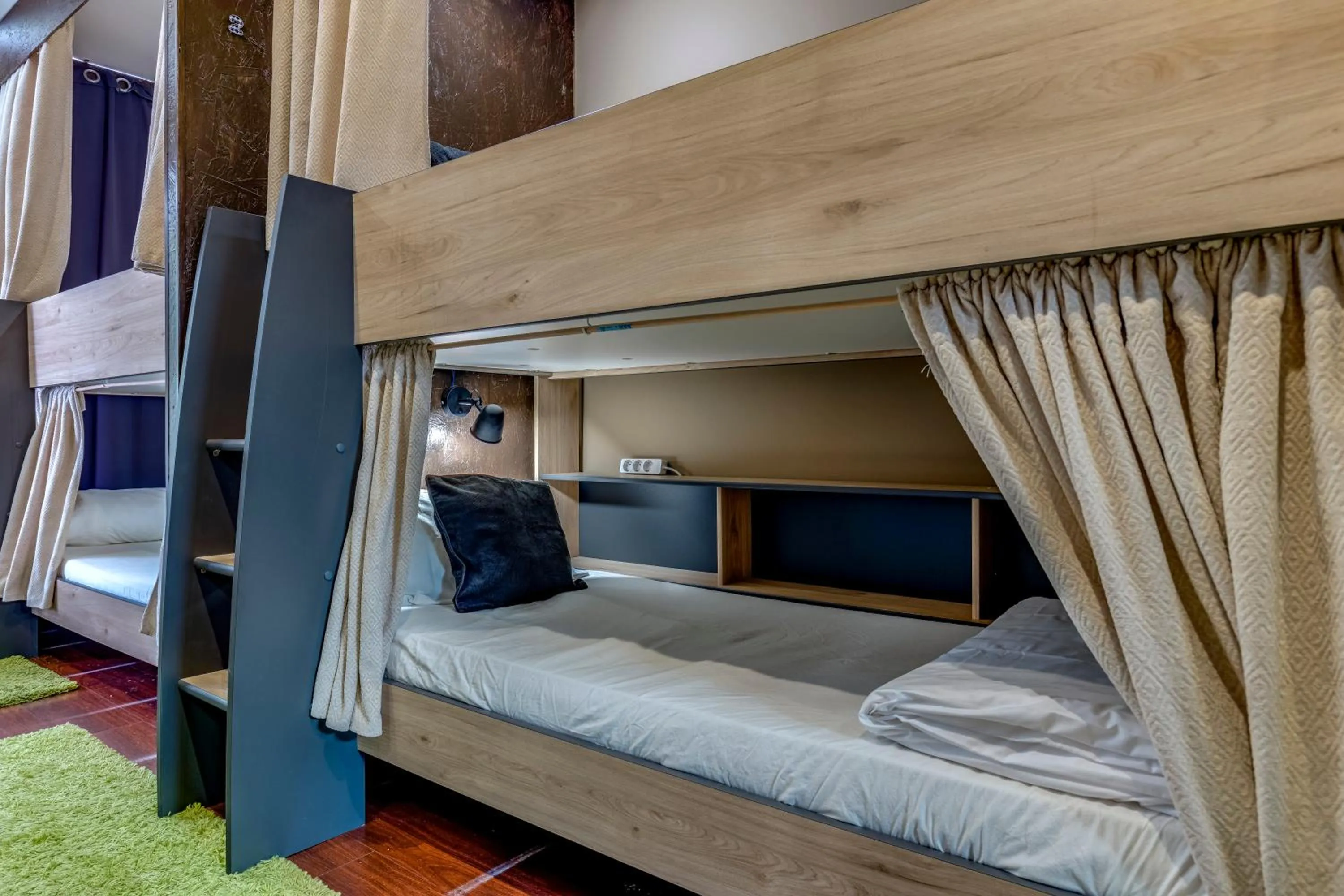 Bed in Garden in Town Hostel