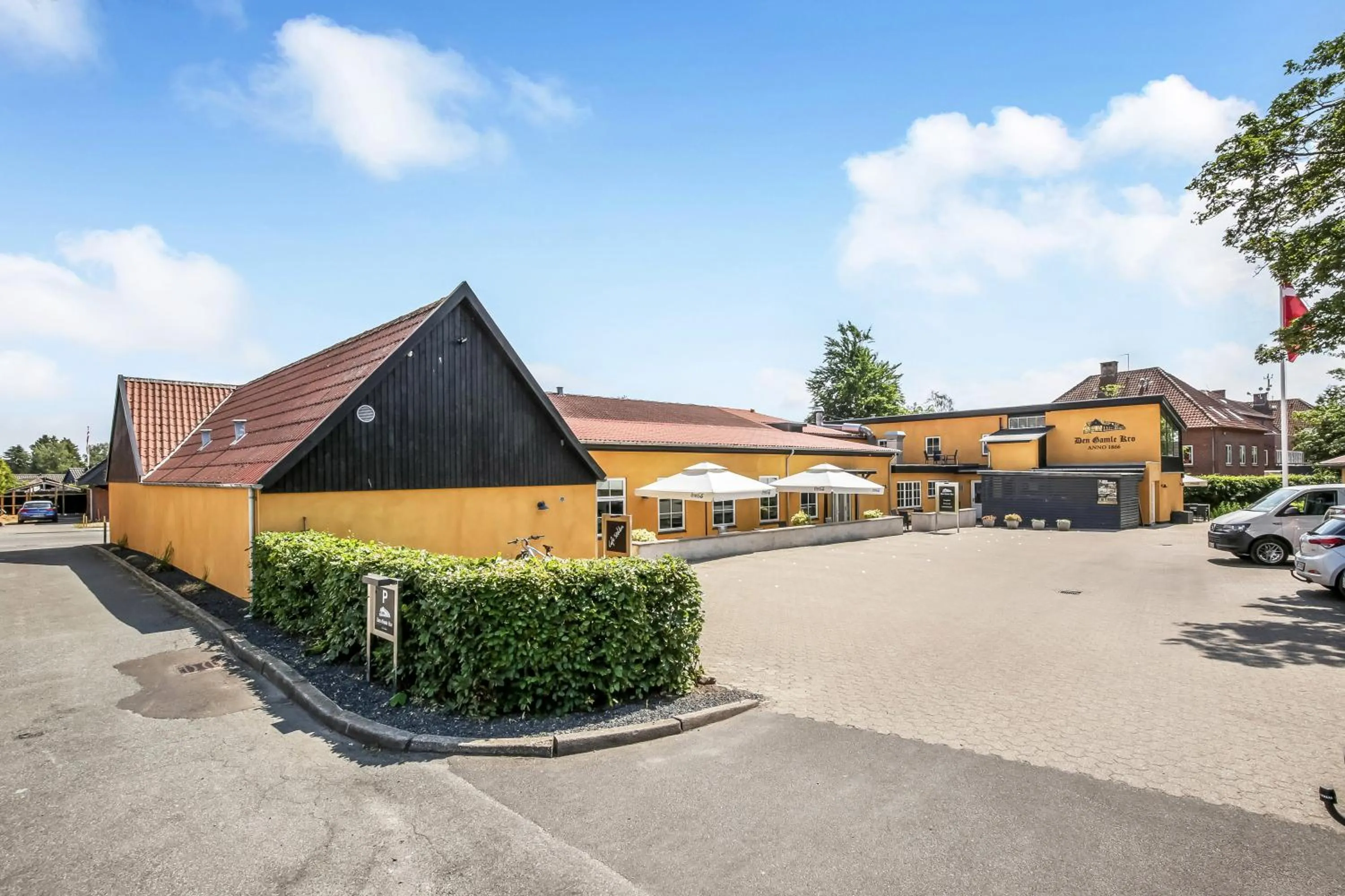 Parking in Den Gamle Kro Hornslet