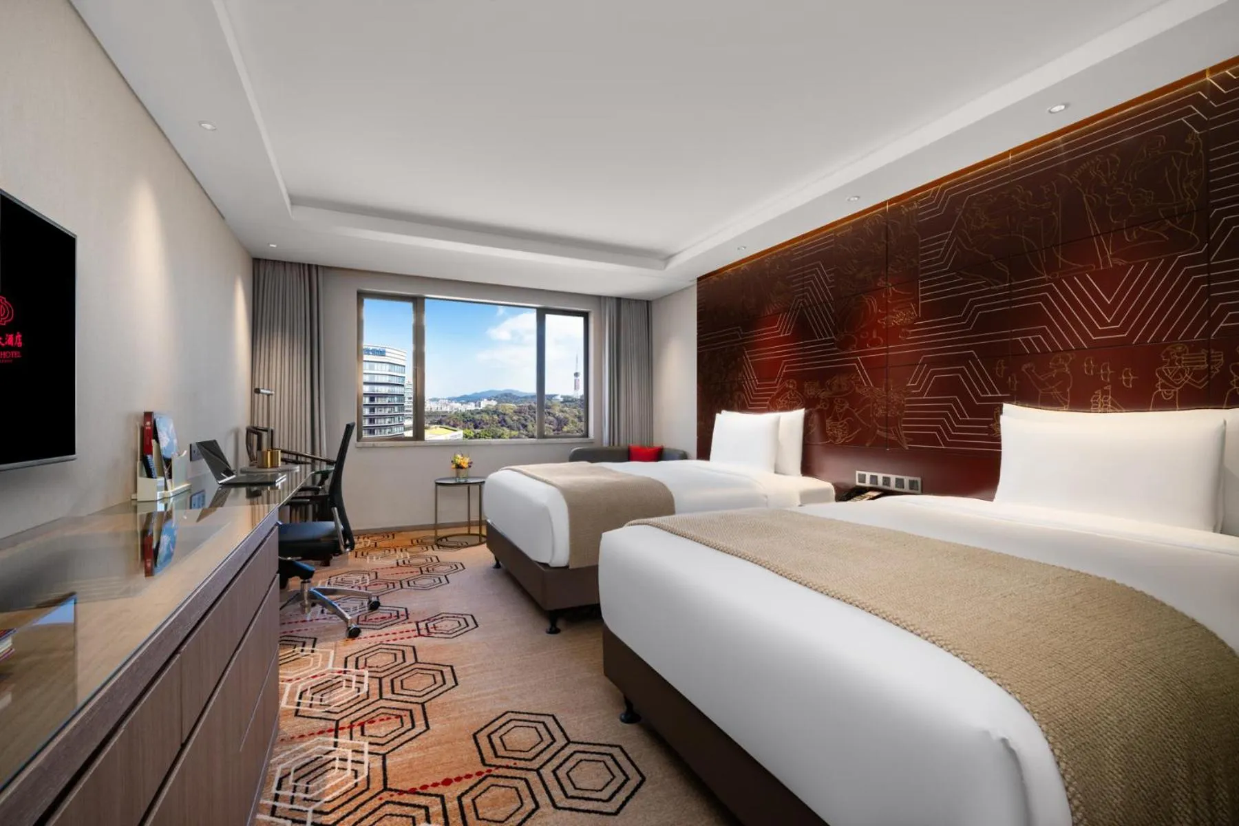 Bed in China Hotel Guangzhou