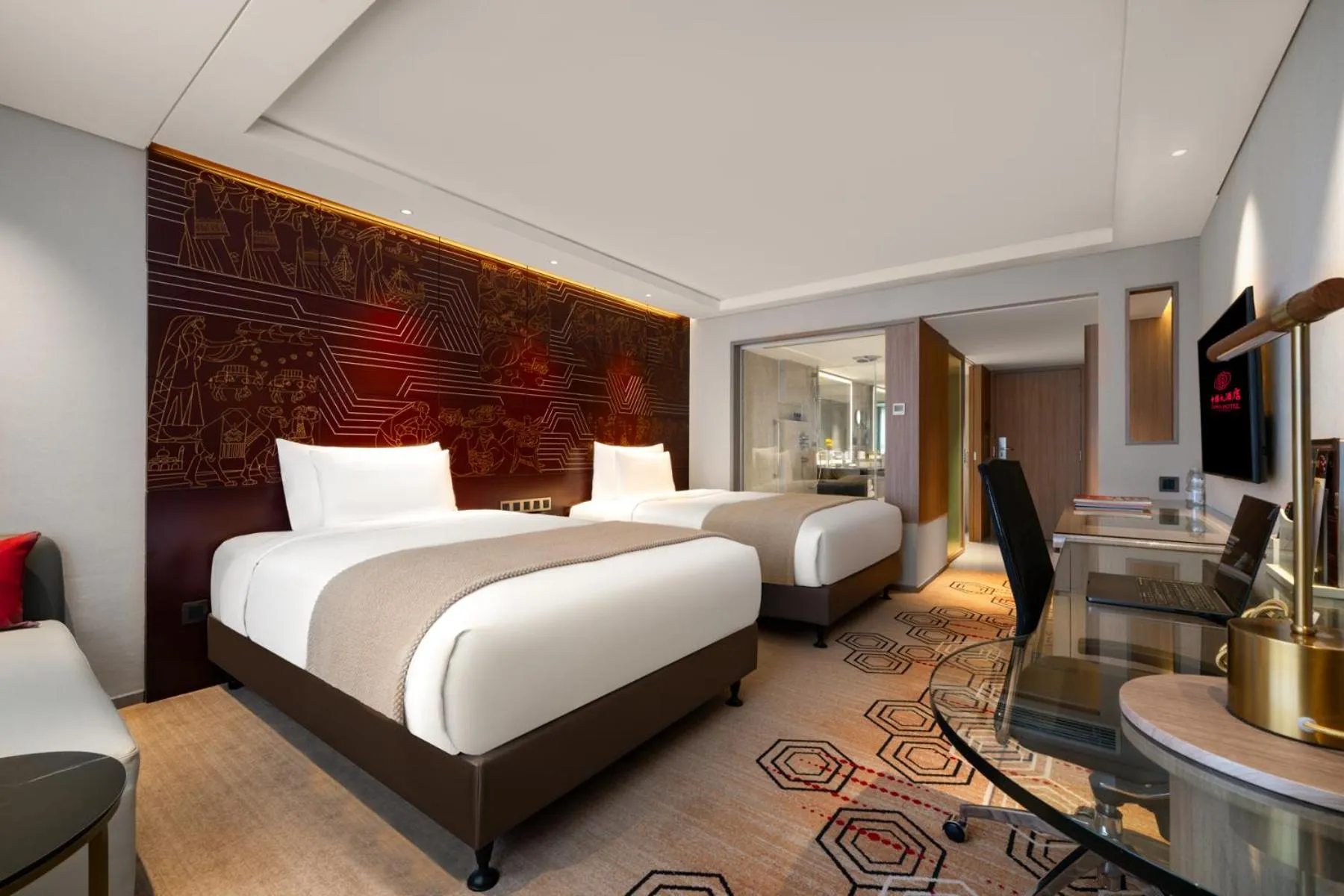 Bed in China Hotel Guangzhou