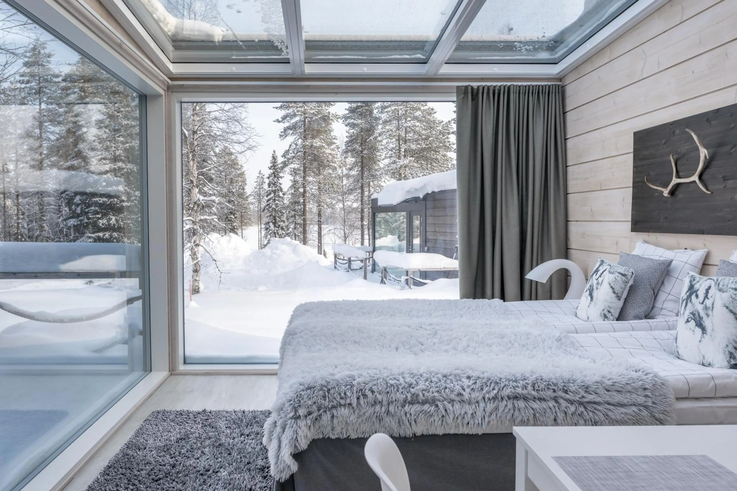 Bedroom, Bed in Iisakki Village