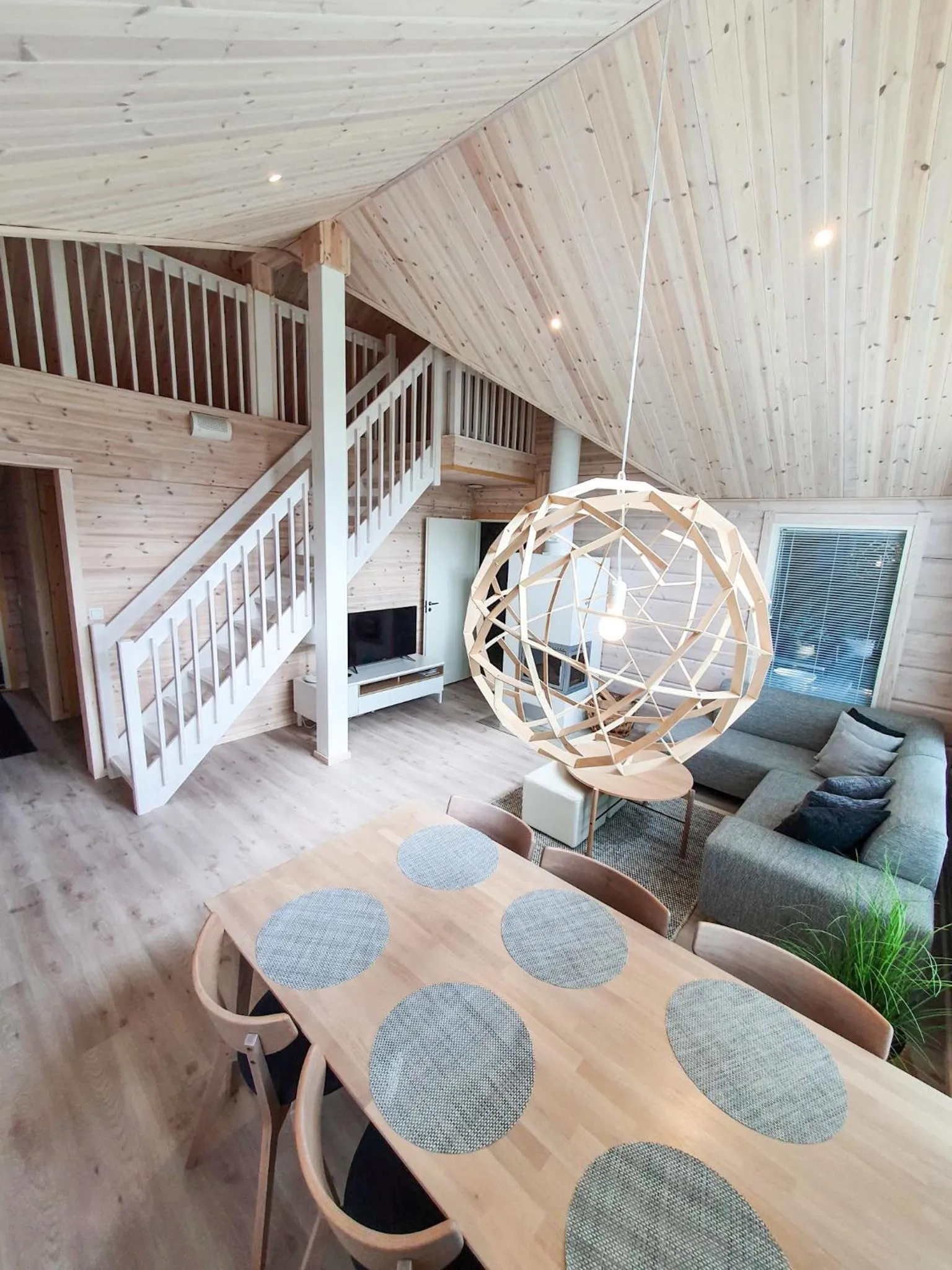 Living room in Iisakki Village