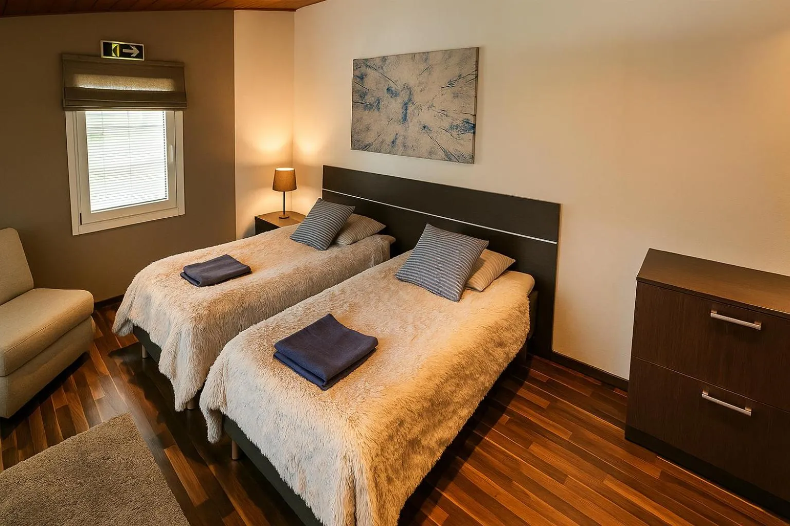 Bedroom, Bed in Iisakki Village