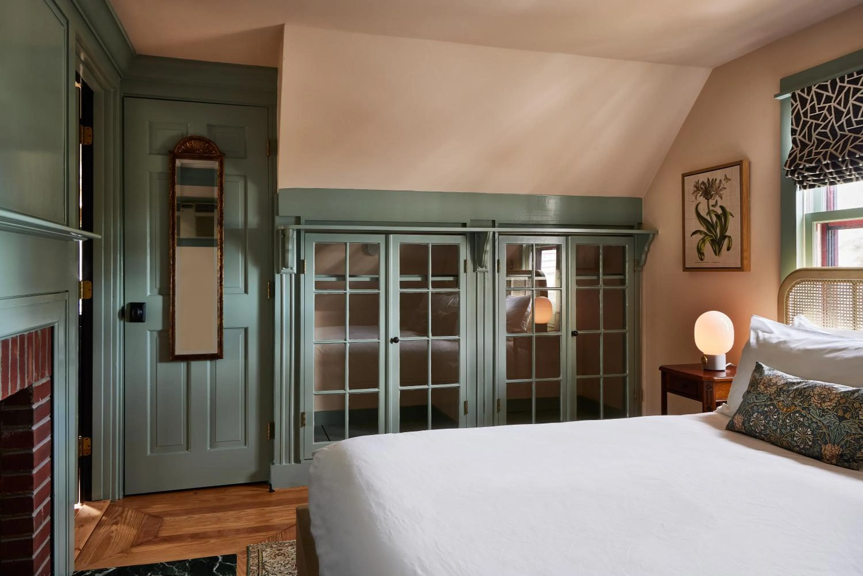 Bed in Life House, Nantucket