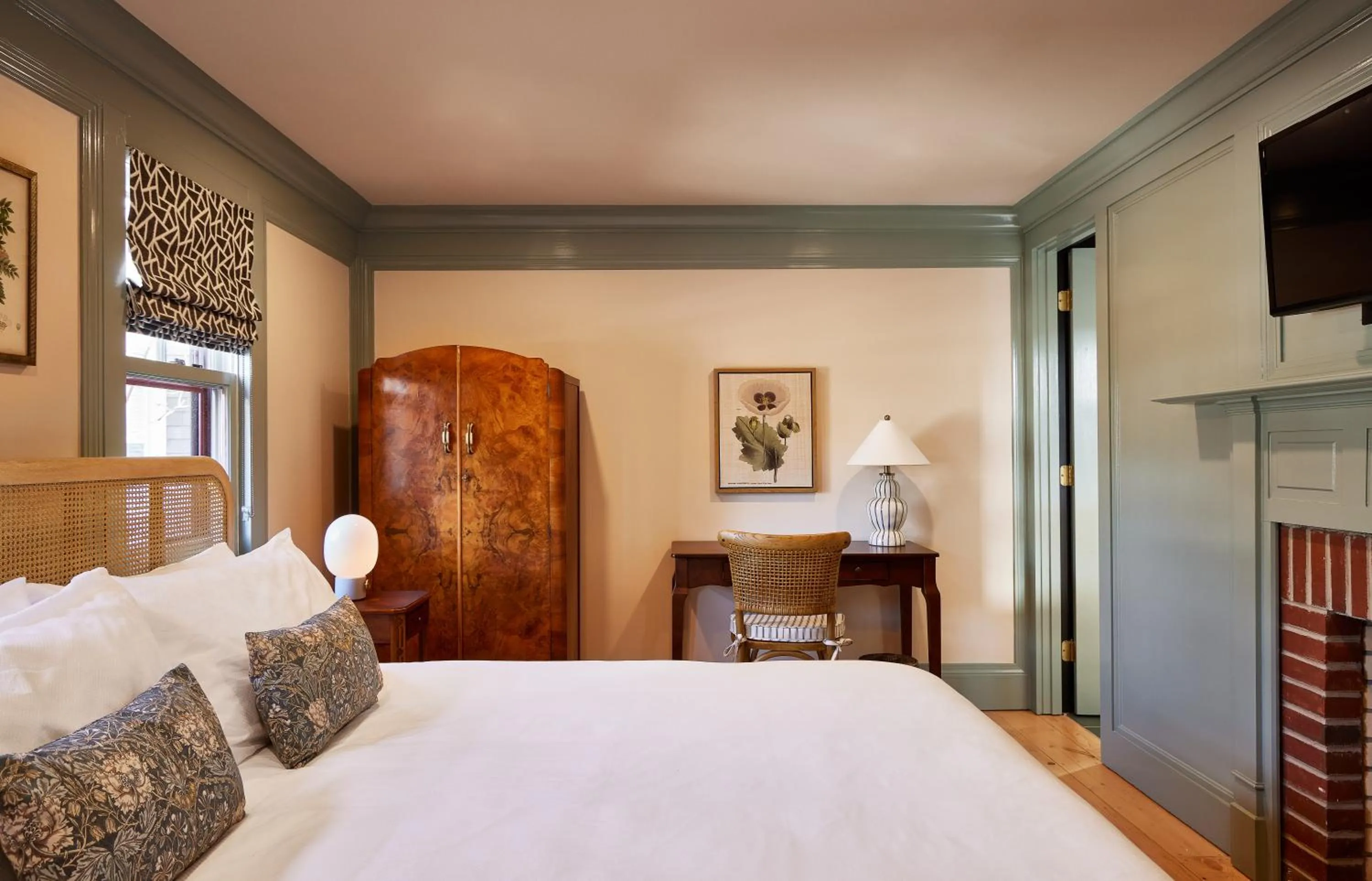 Bed in Life House, Nantucket