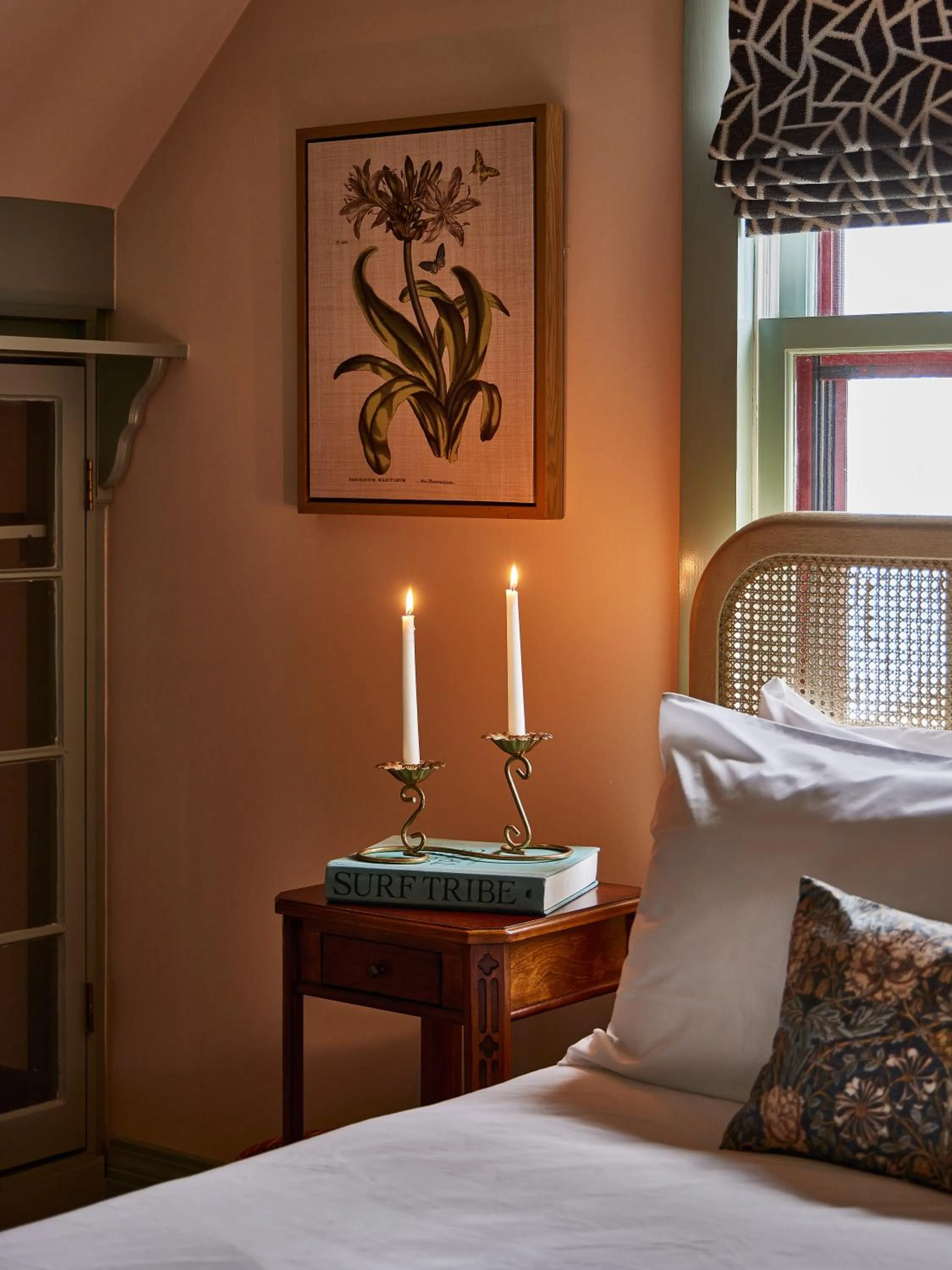 Bed in Life House, Nantucket