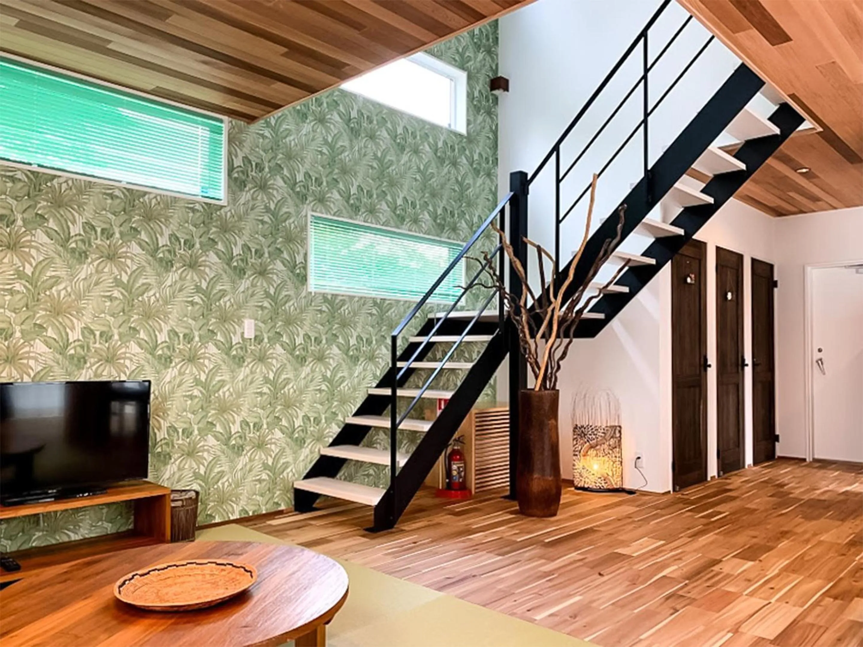 Living room in Kawaguchiko Villa FJ Resort