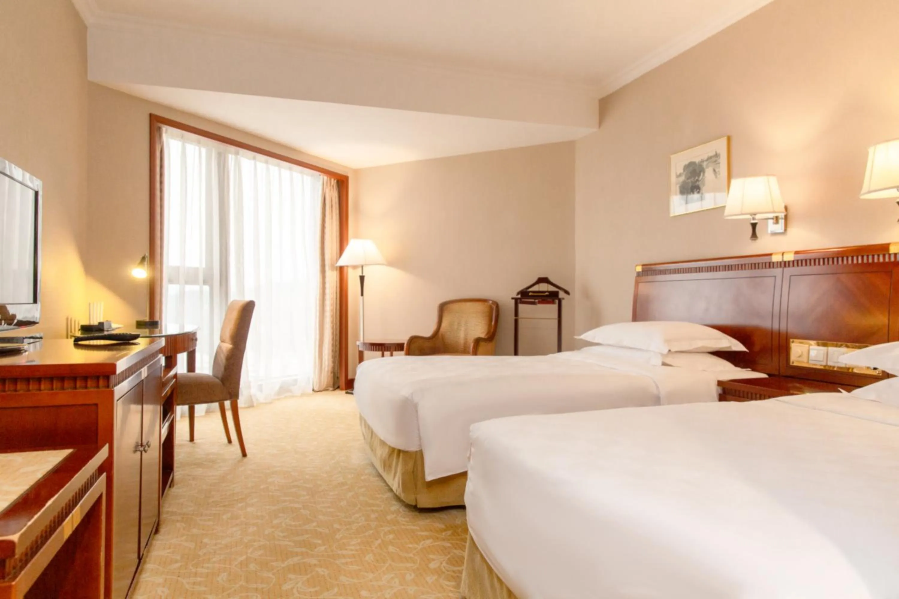 Bed in Felicity Hotel Shenzhen, Luohu Railway Station