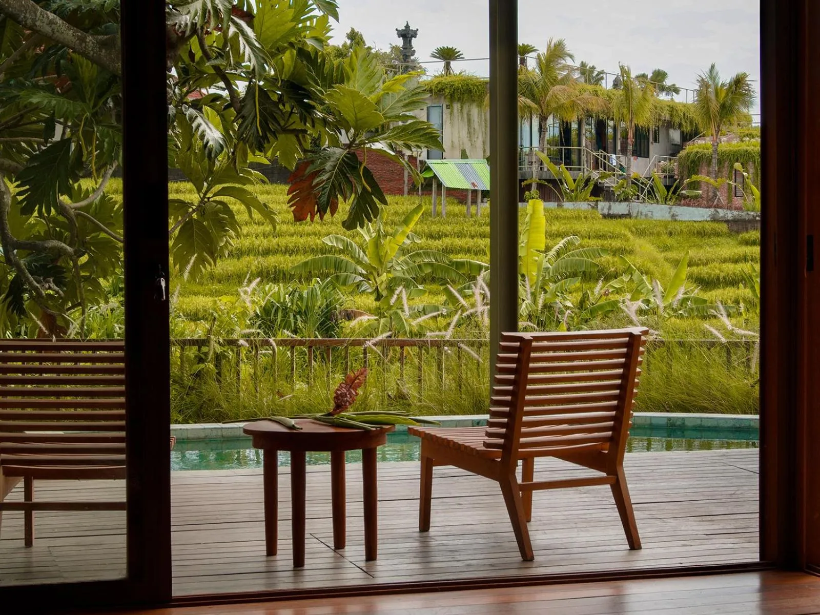 Patio in Grün Canggu Garden