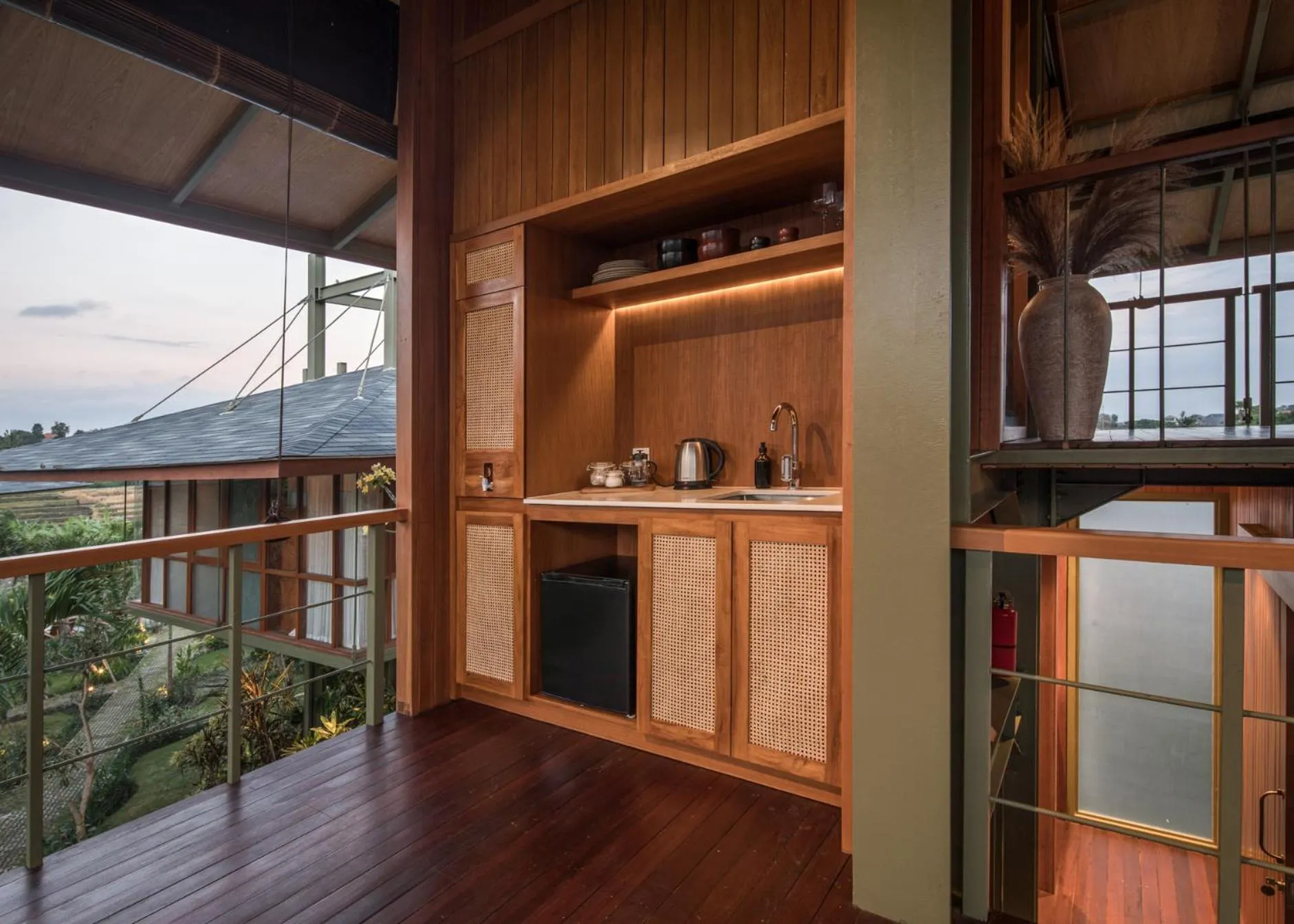 Kitchen or kitchenette in Grün Canggu Garden