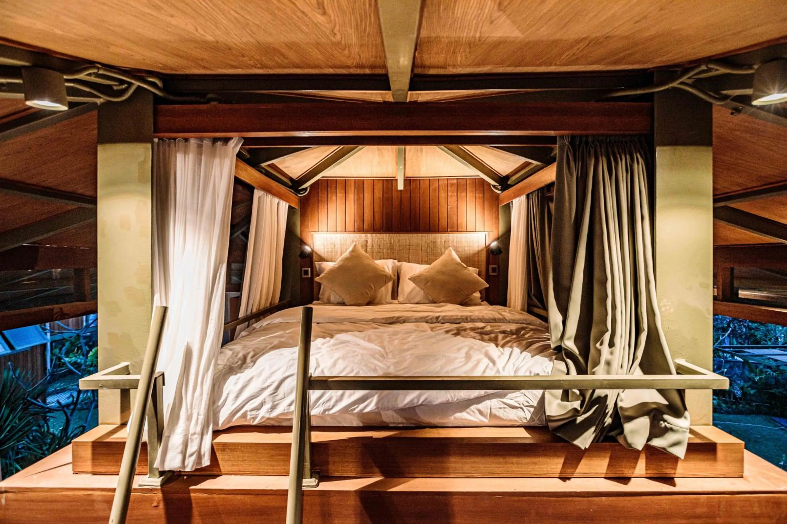 Bed in Grün Canggu Garden