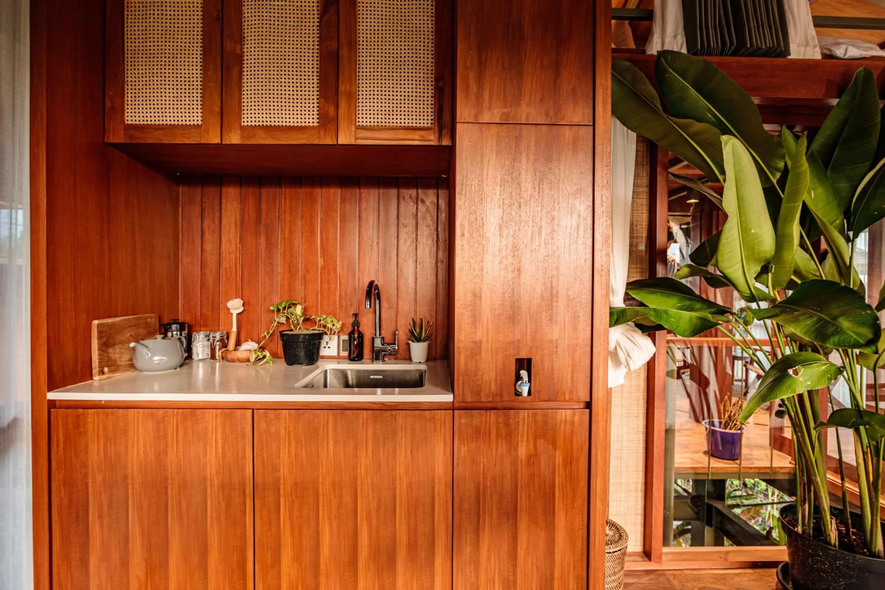 Kitchen or kitchenette in Grün Canggu Garden