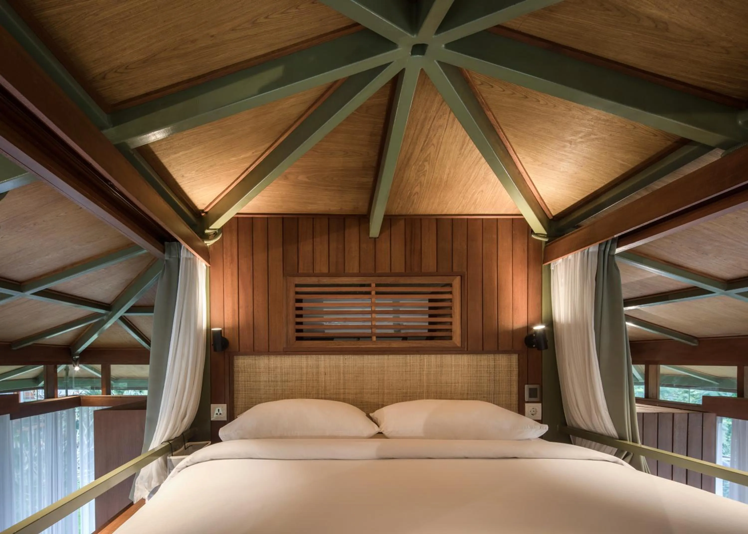 Bed in Grün Canggu Garden