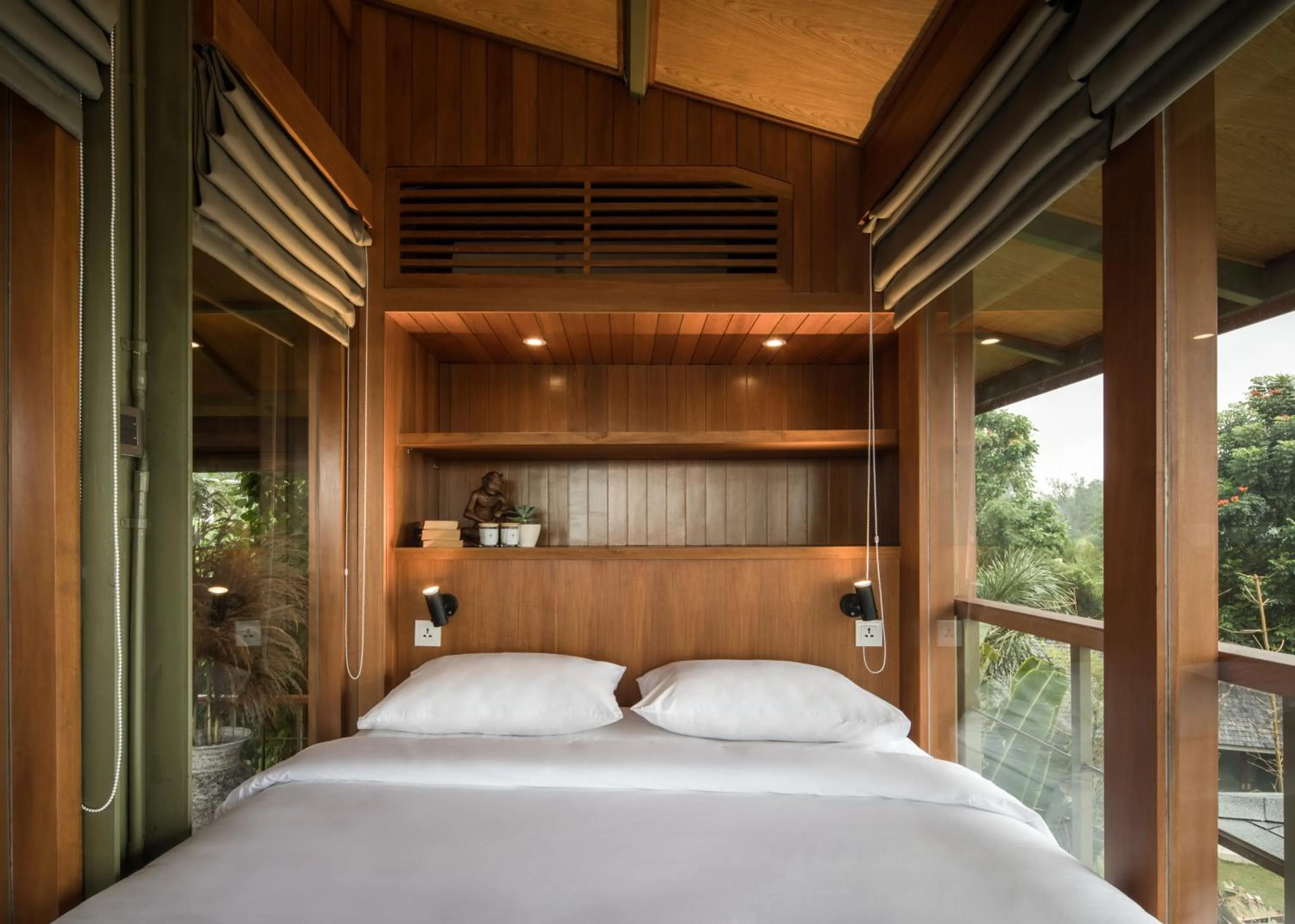 Bed in Grün Canggu Garden