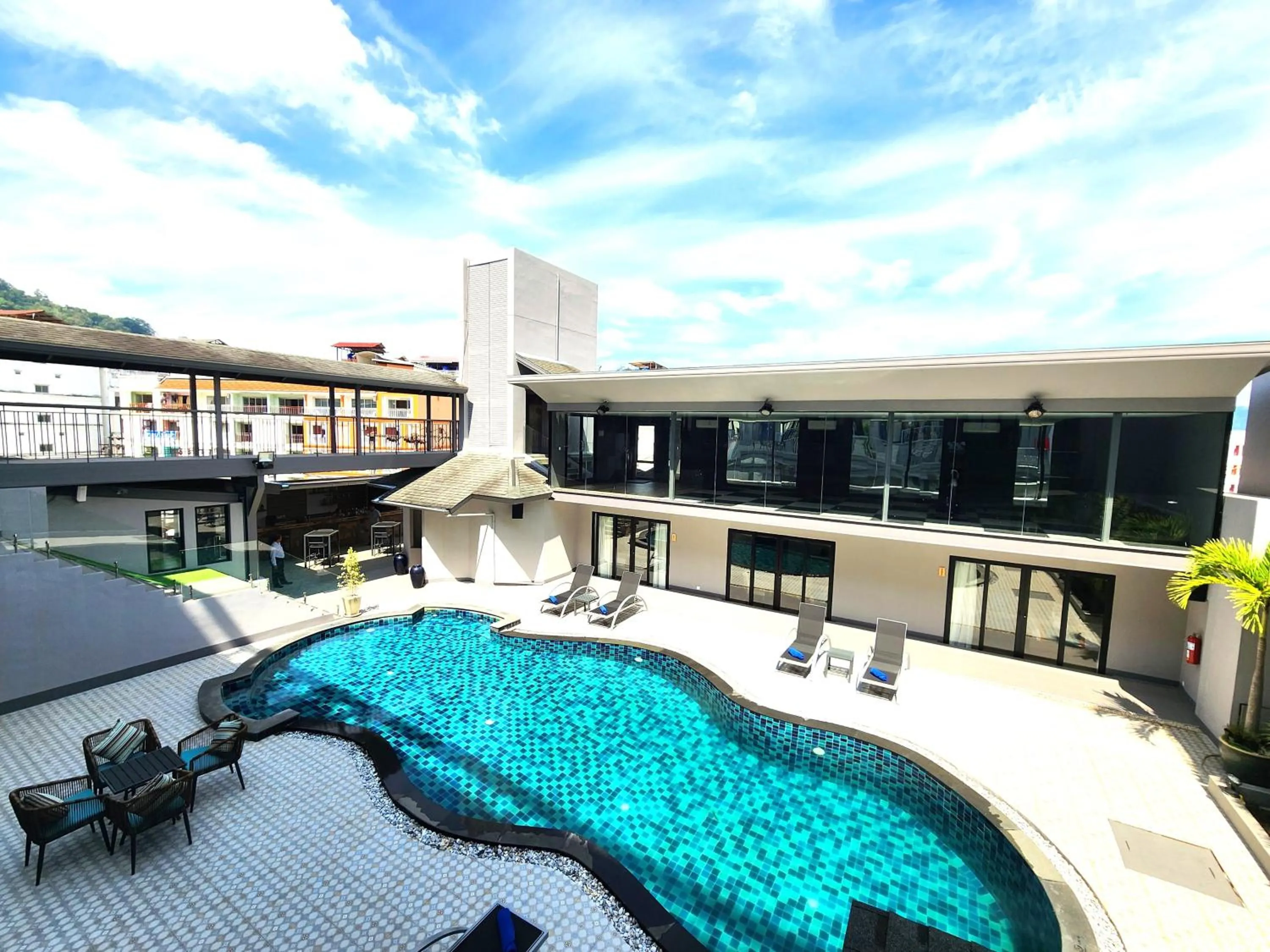 Patio in Zo Amalthea Hotel