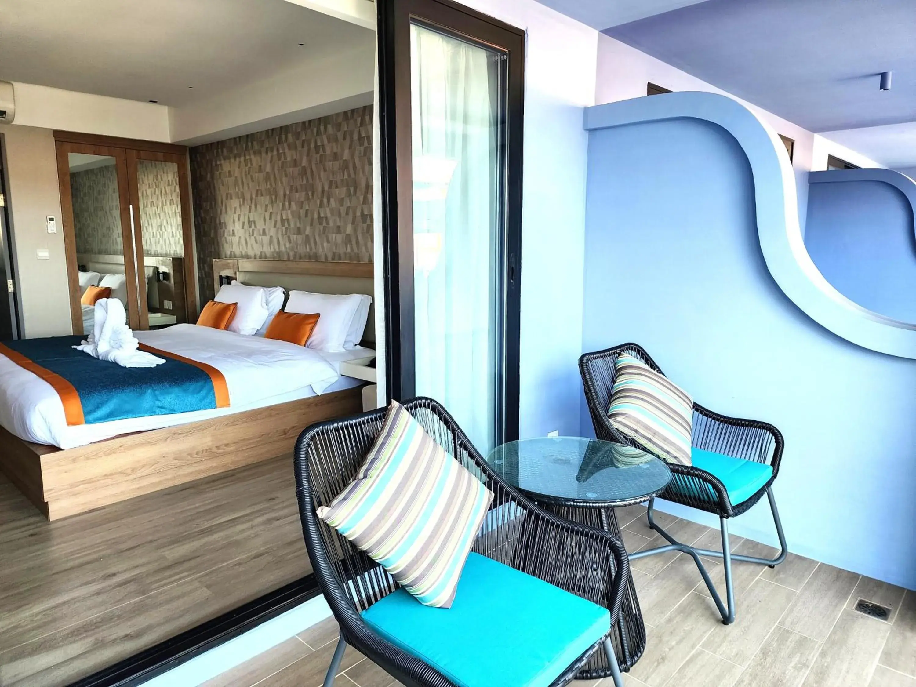 Pool View Room with Balcony in Zo Amalthea Hotel Pool View Room with Balcony in Zo Amalthea Hotel