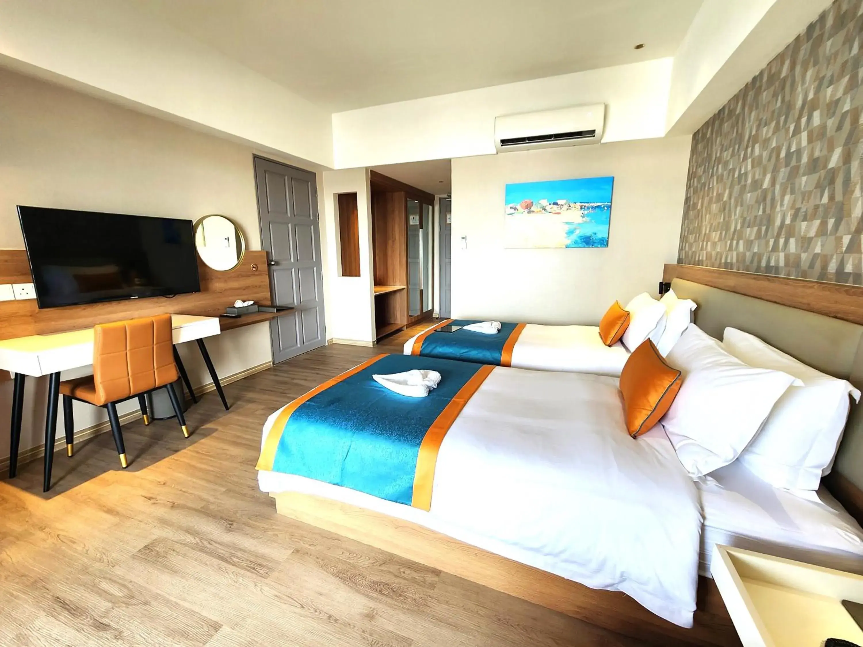 Beach view Room with Balcony in Zo Amalthea Hotel Beach view Room with Balcony in Zo Amalthea Hotel