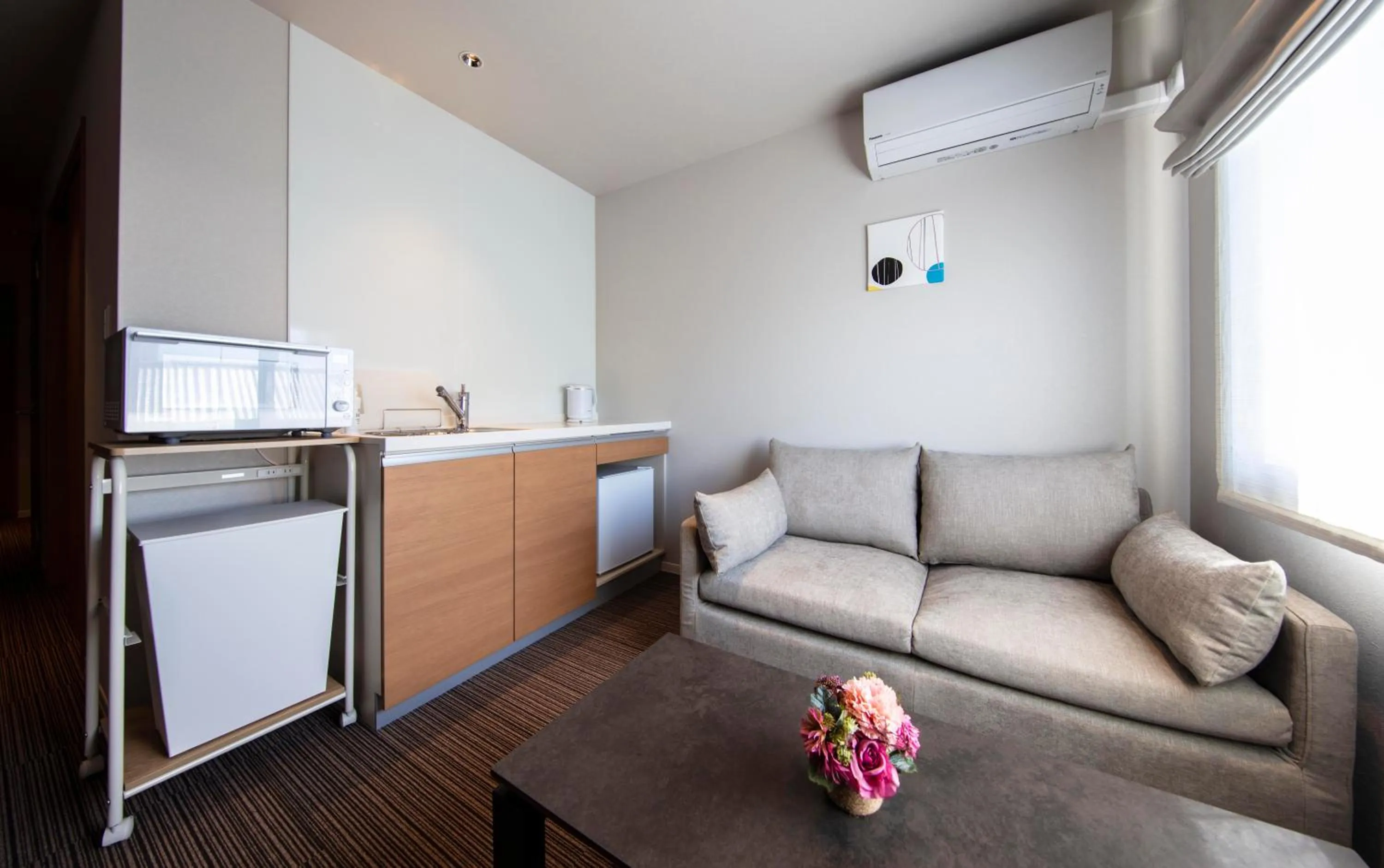 Living room in GRAND BASE Kurashiki Chuo