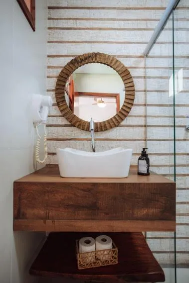 Bathroom in Hotel Fazenda Vale Amanhecer