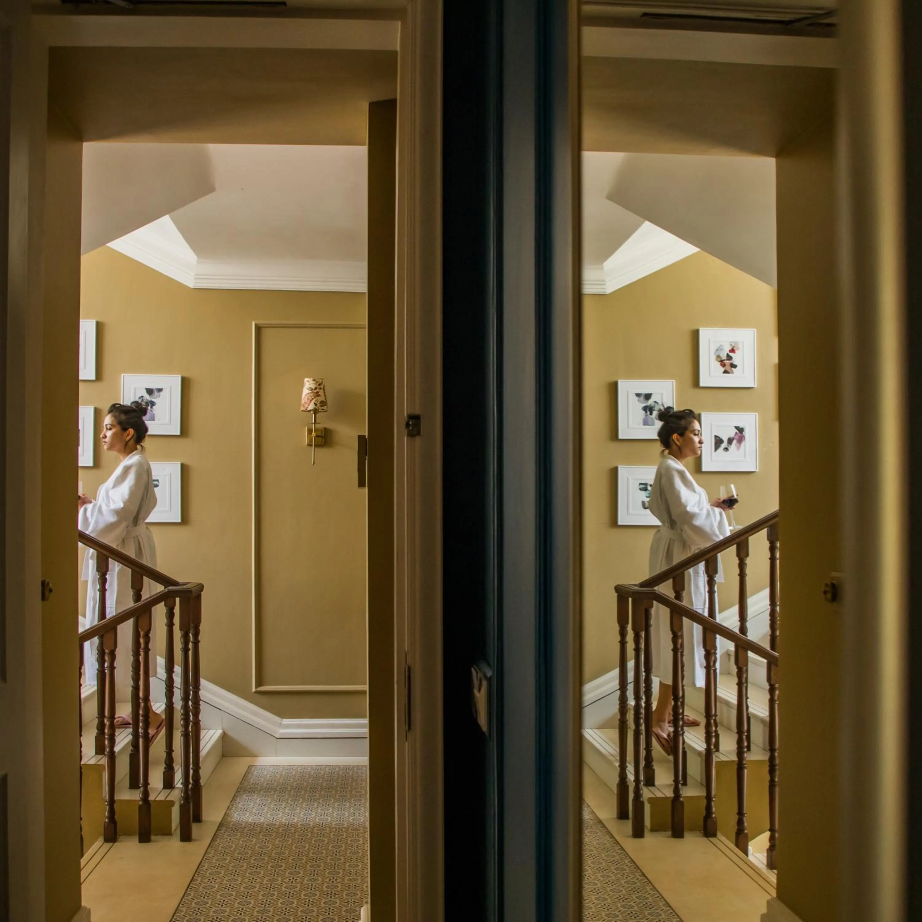 Decorative detail in Red Thread Calangute