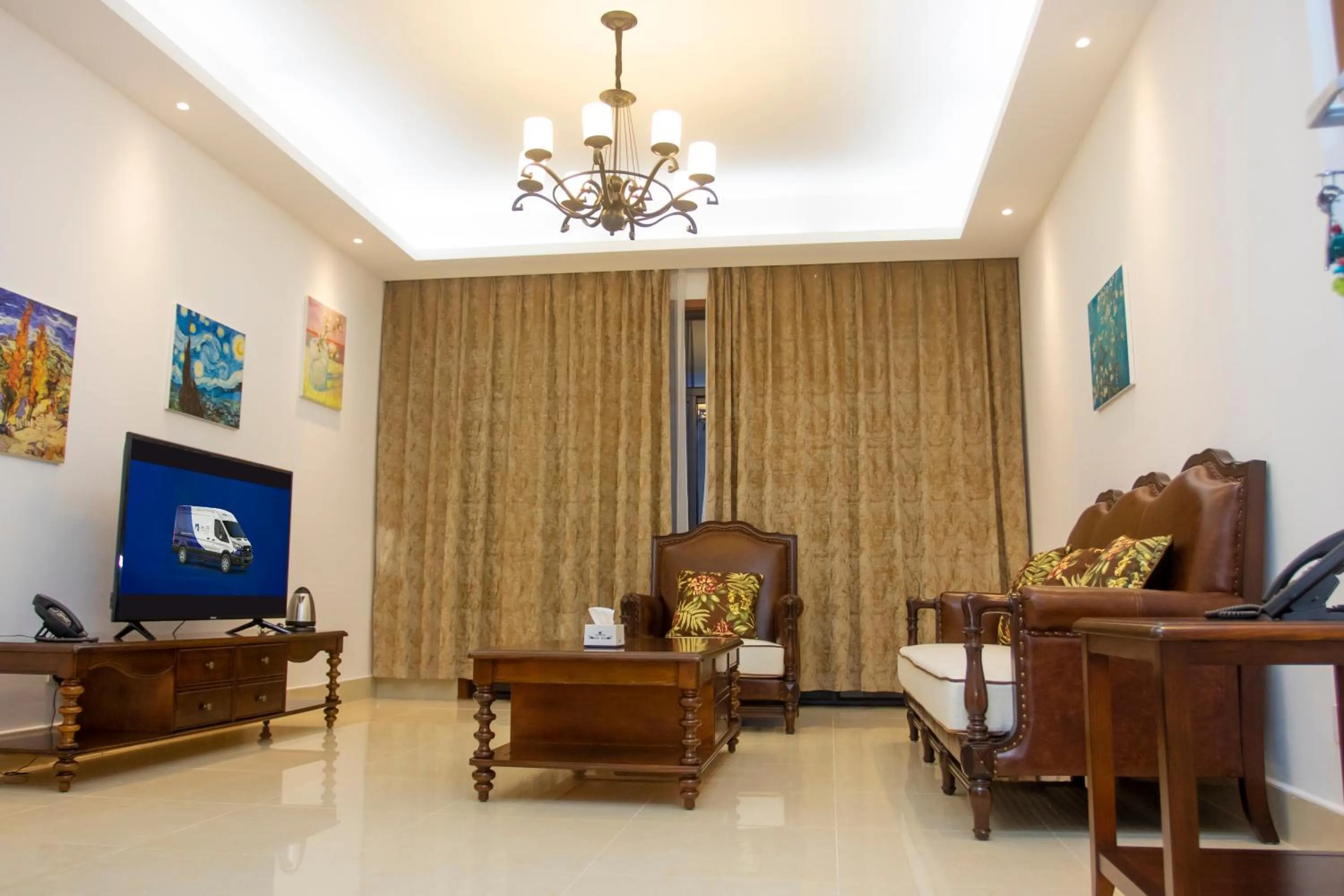 Living room in Lark Hotel