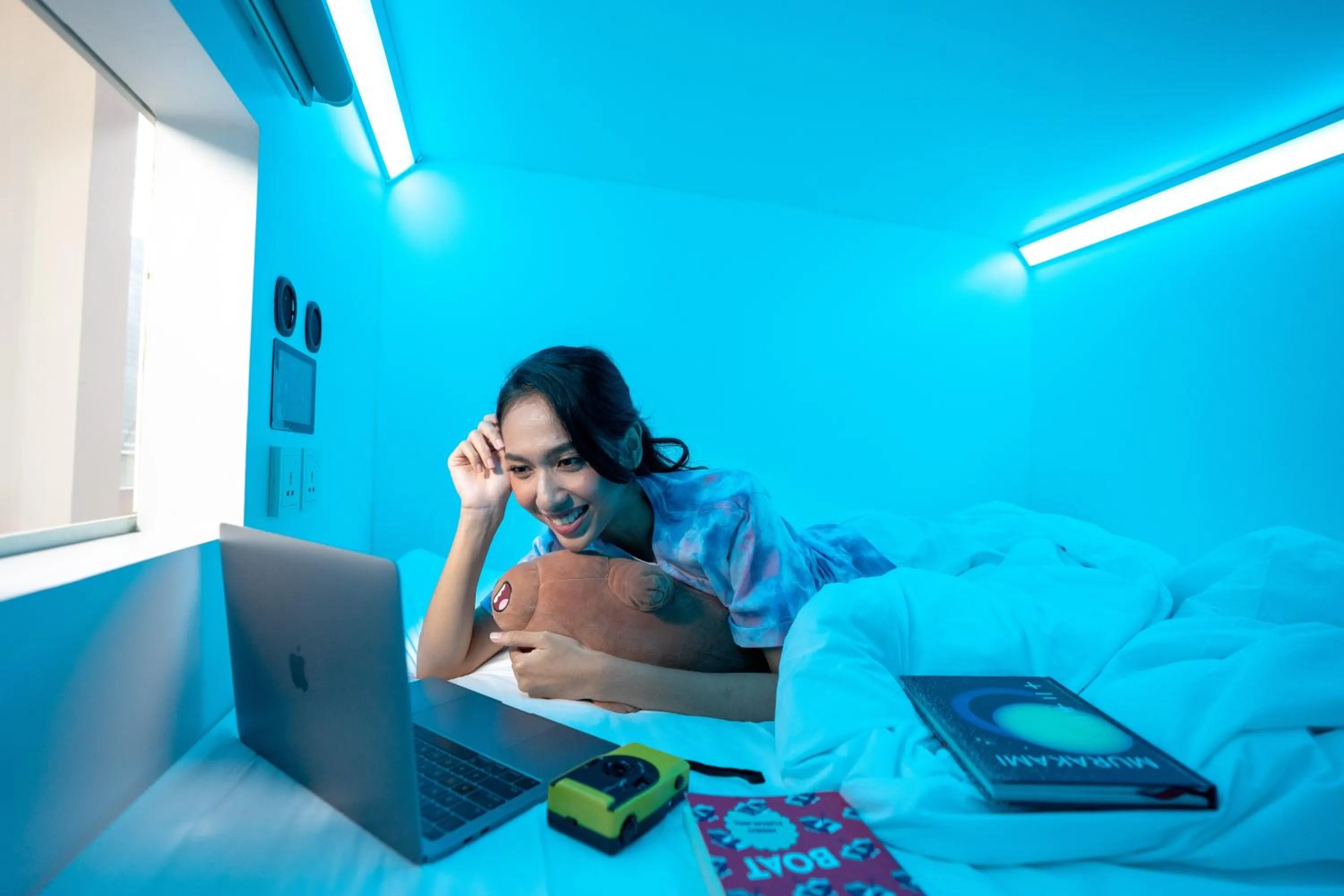 Bed in Bobopod Tanah Abang, Jakarta