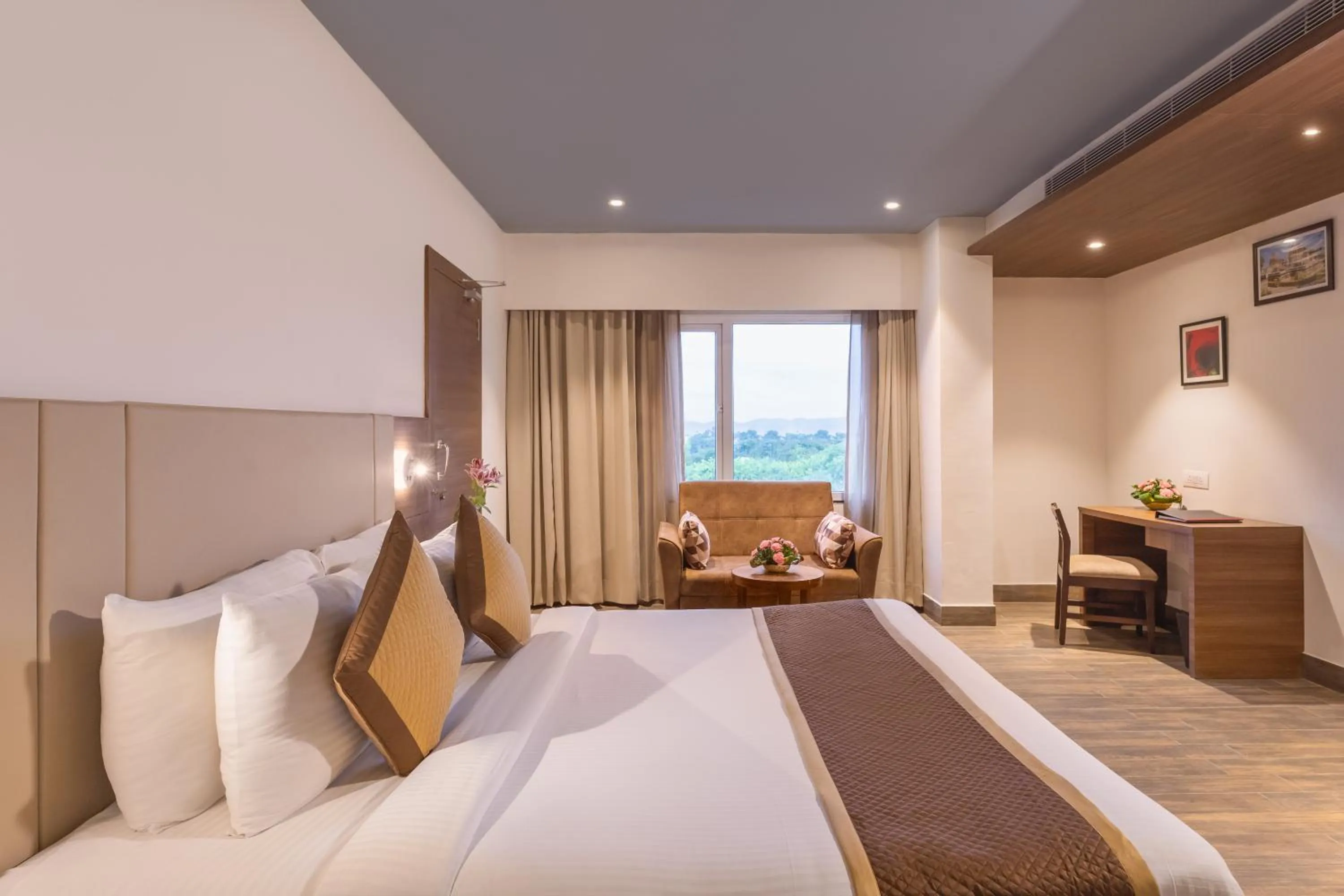 Bedroom, Bed in Lords Inn Udaipur