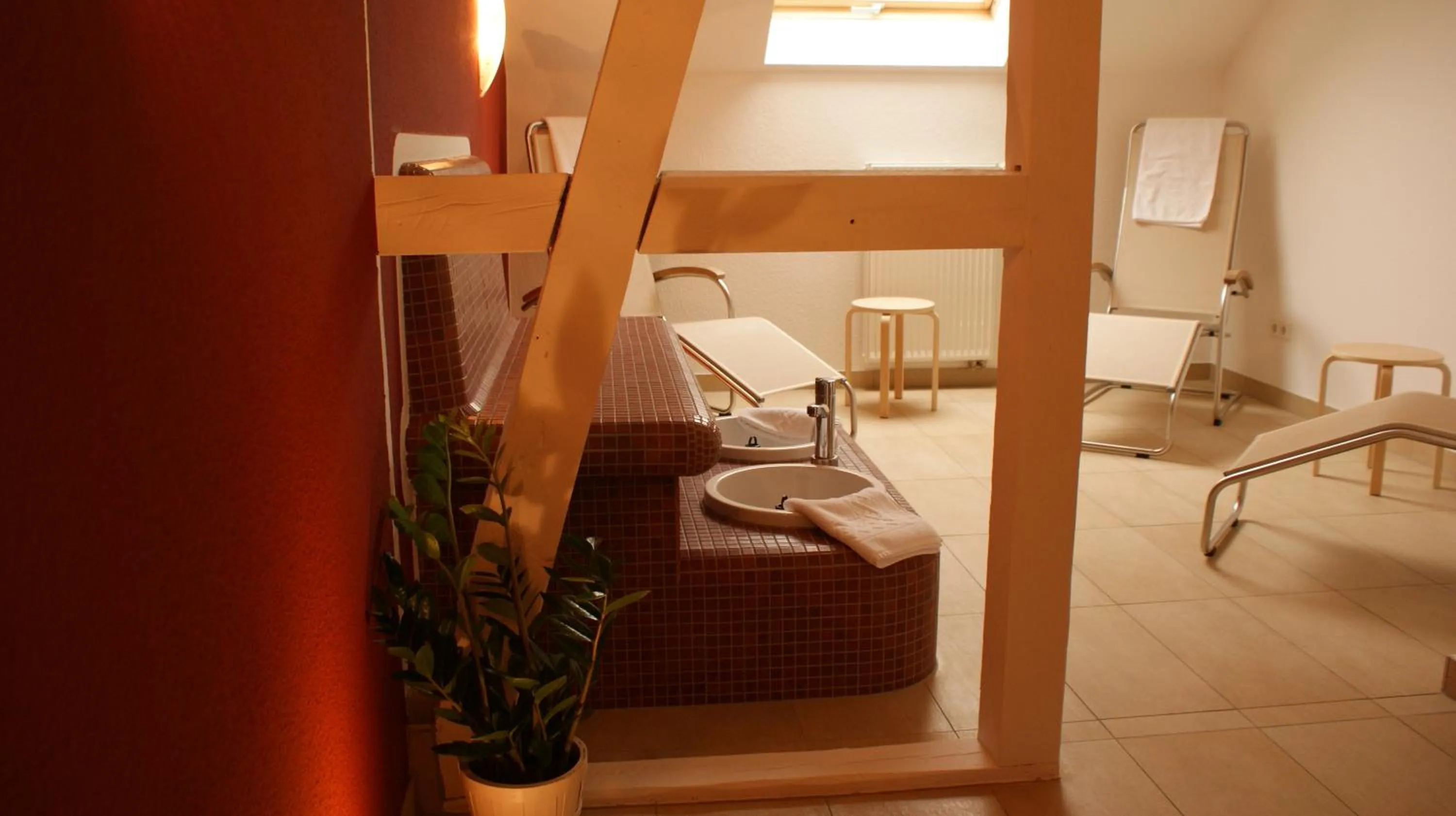 Spa and wellness centre/facilities in LandHotel Lönskrug