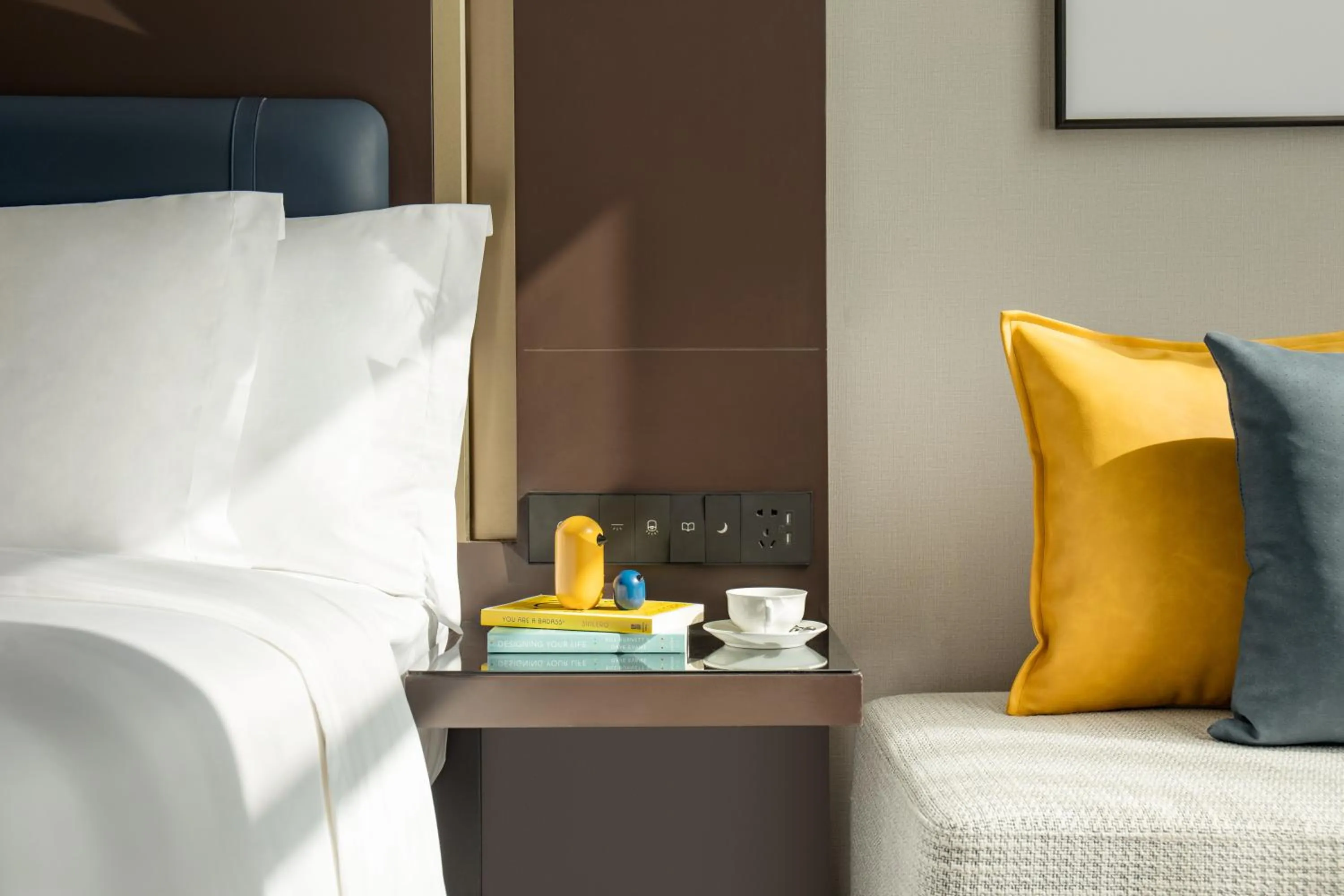 Bedroom, Bed in voco Wuhan Xinhua by IHG