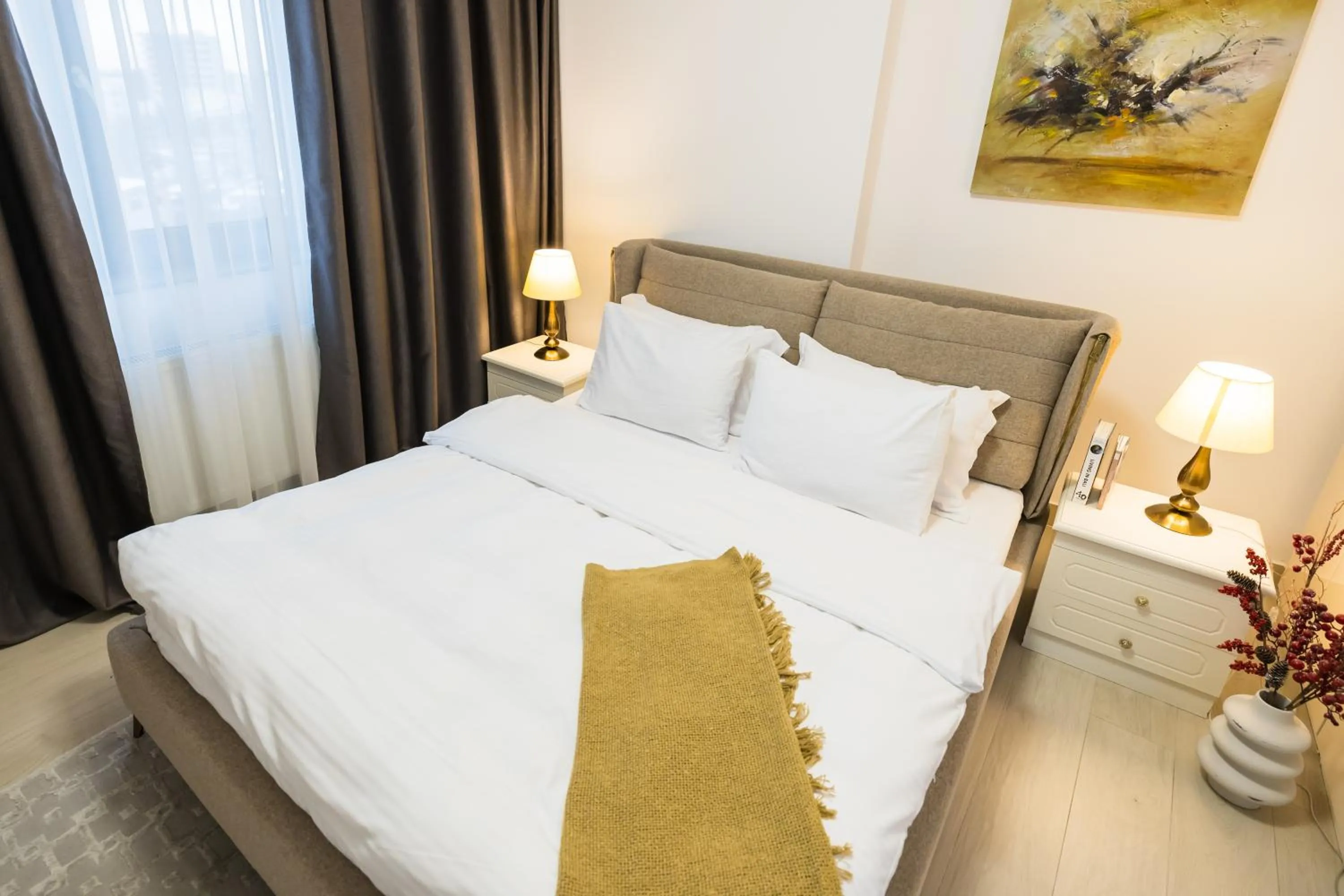 Bed in Le Blanc ApartHotel