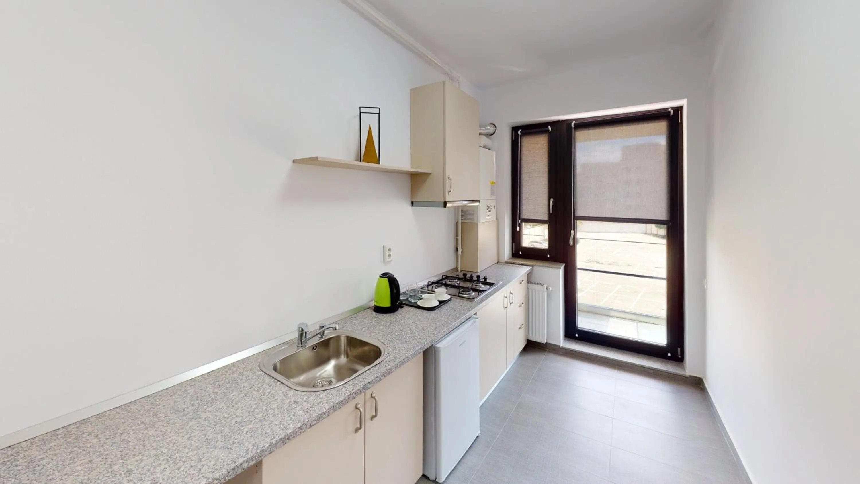 Kitchen or kitchenette in Le Blanc ApartHotel