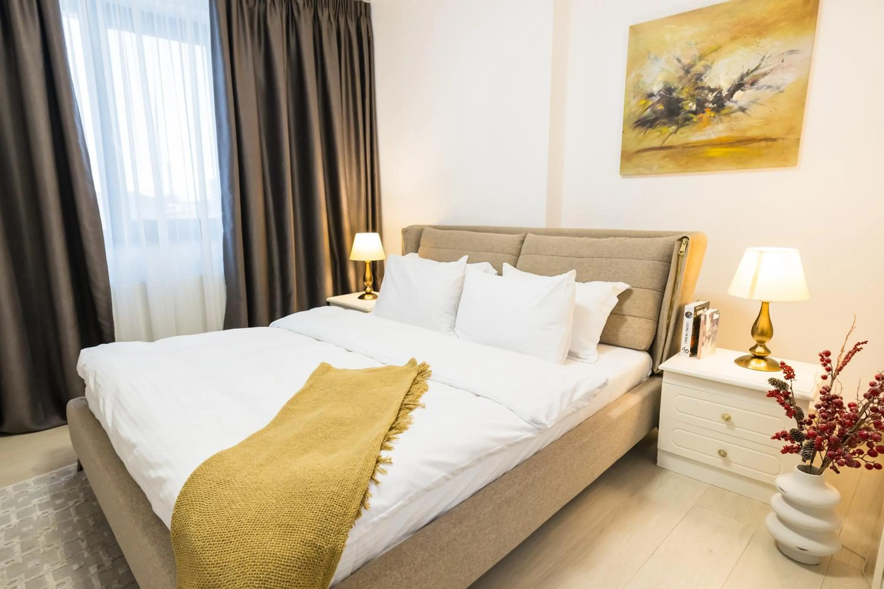 Bed in Le Blanc ApartHotel