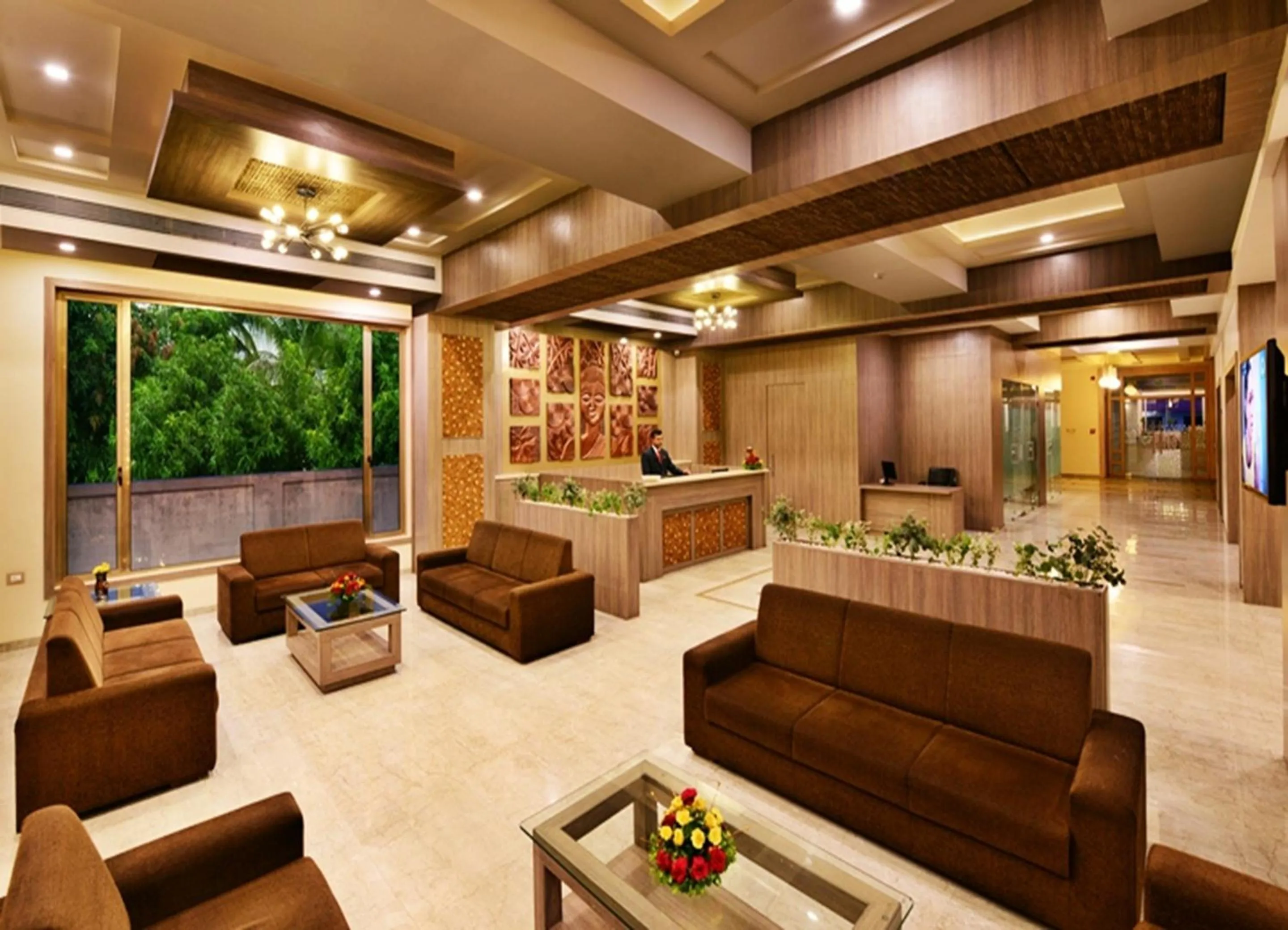 Lobby or reception in Sarovar Portico Sasangir